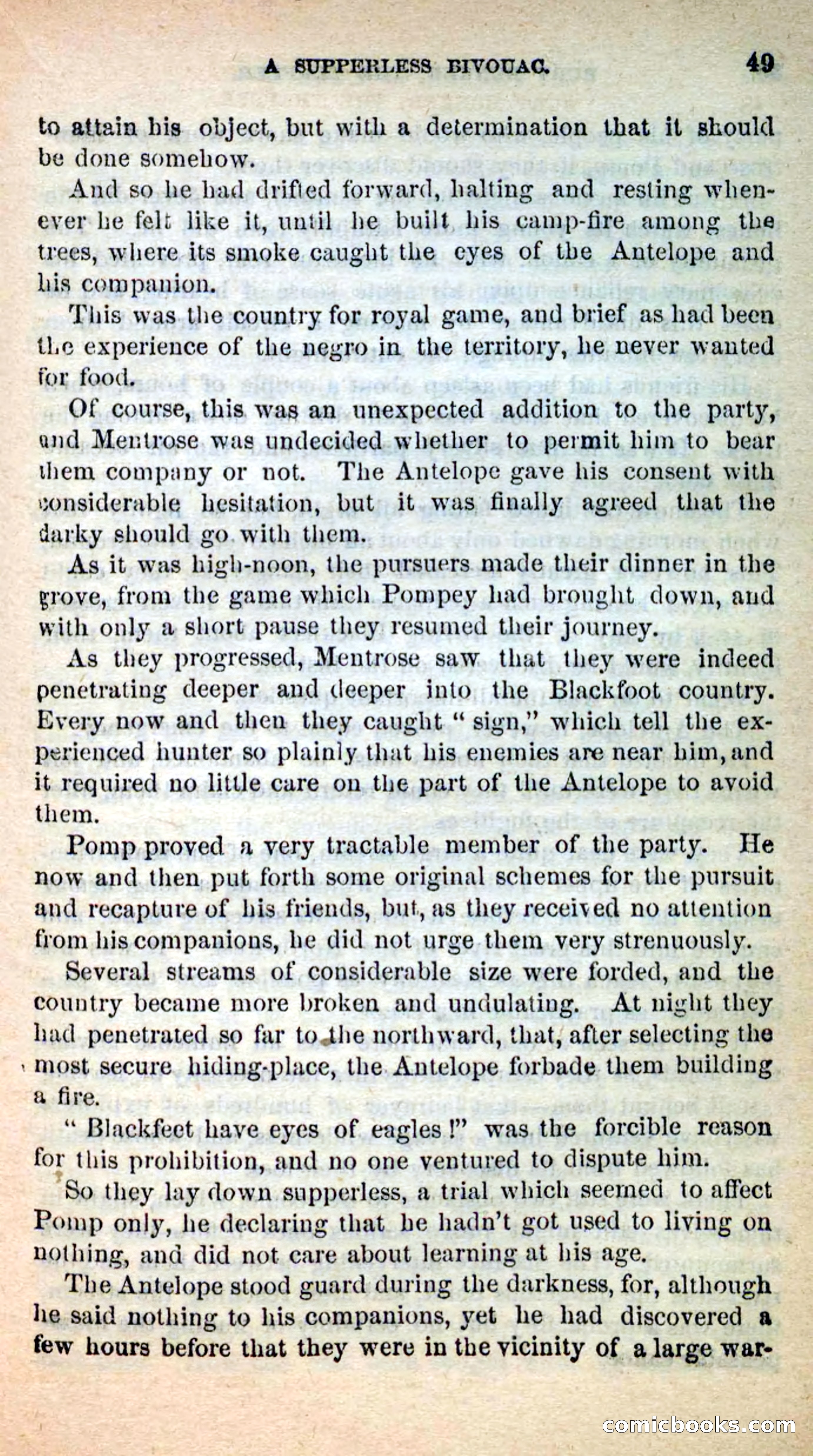 Beadle's New Dime Novels: Burt Bunker, the Trapper — page 45 of 100