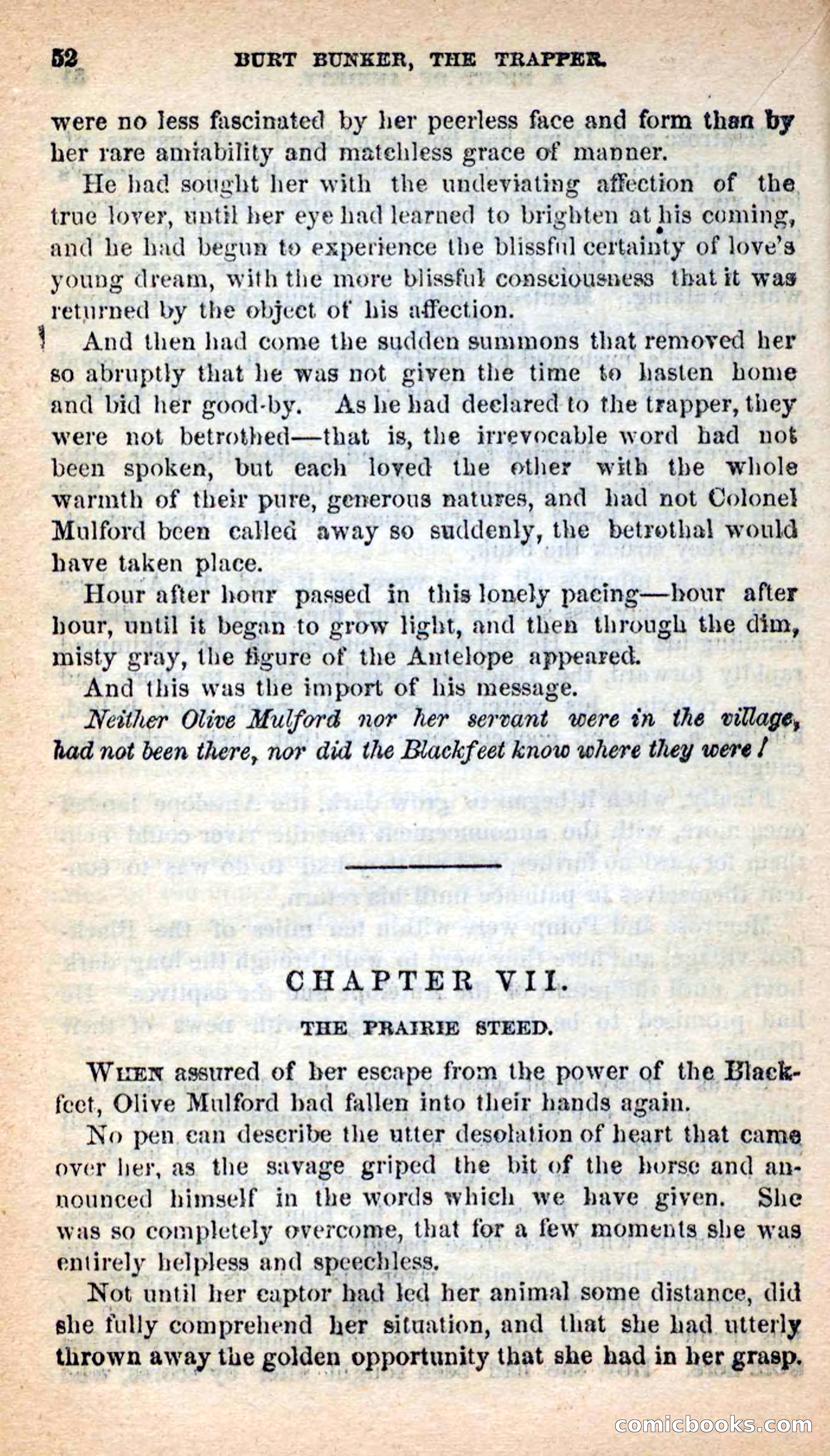 Beadle's New Dime Novels: Burt Bunker, the Trapper — page 48 of 100