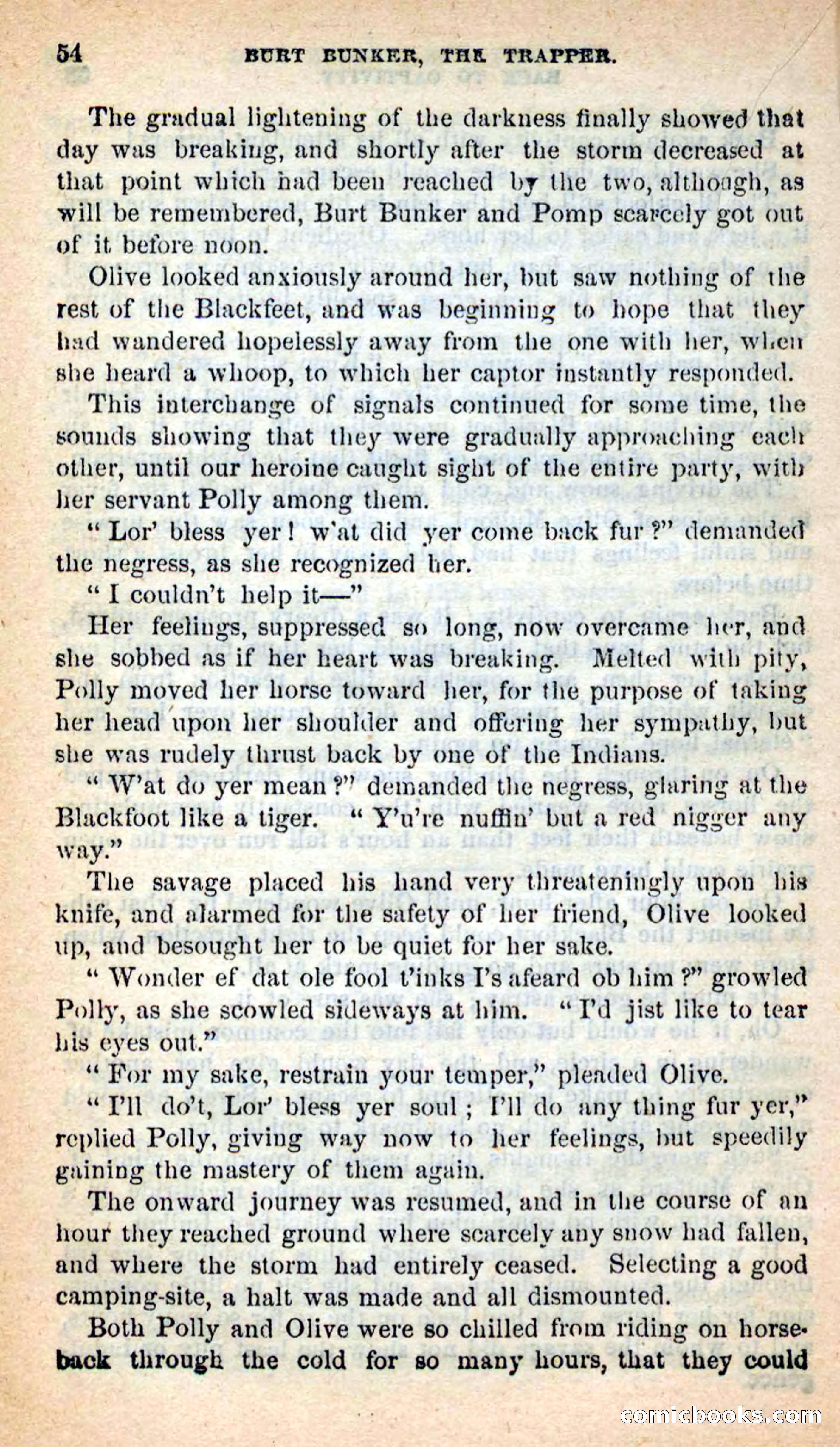 Beadle's New Dime Novels: Burt Bunker, the Trapper — page 50 of 100