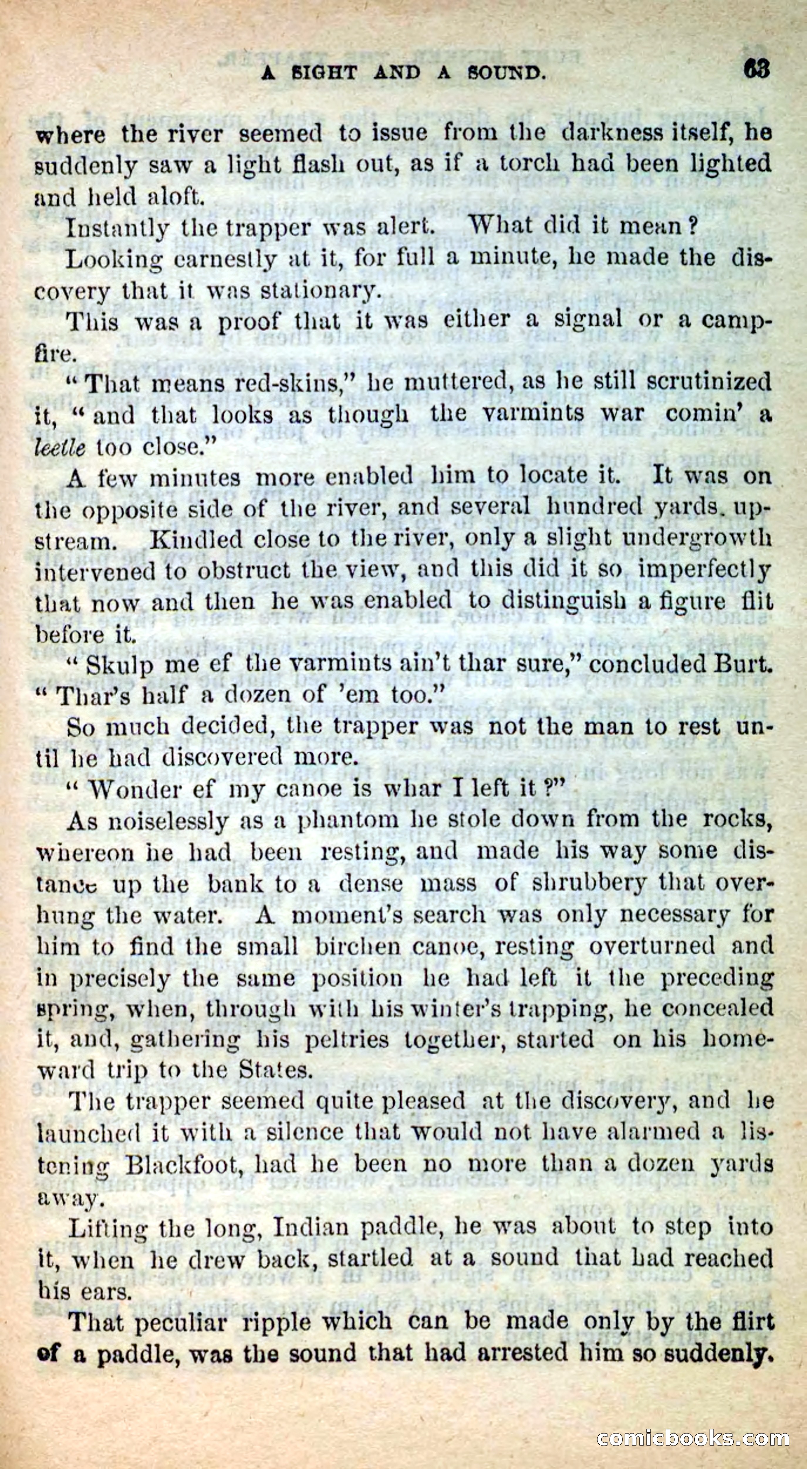 Beadle's New Dime Novels: Burt Bunker, the Trapper — page 59 of 100