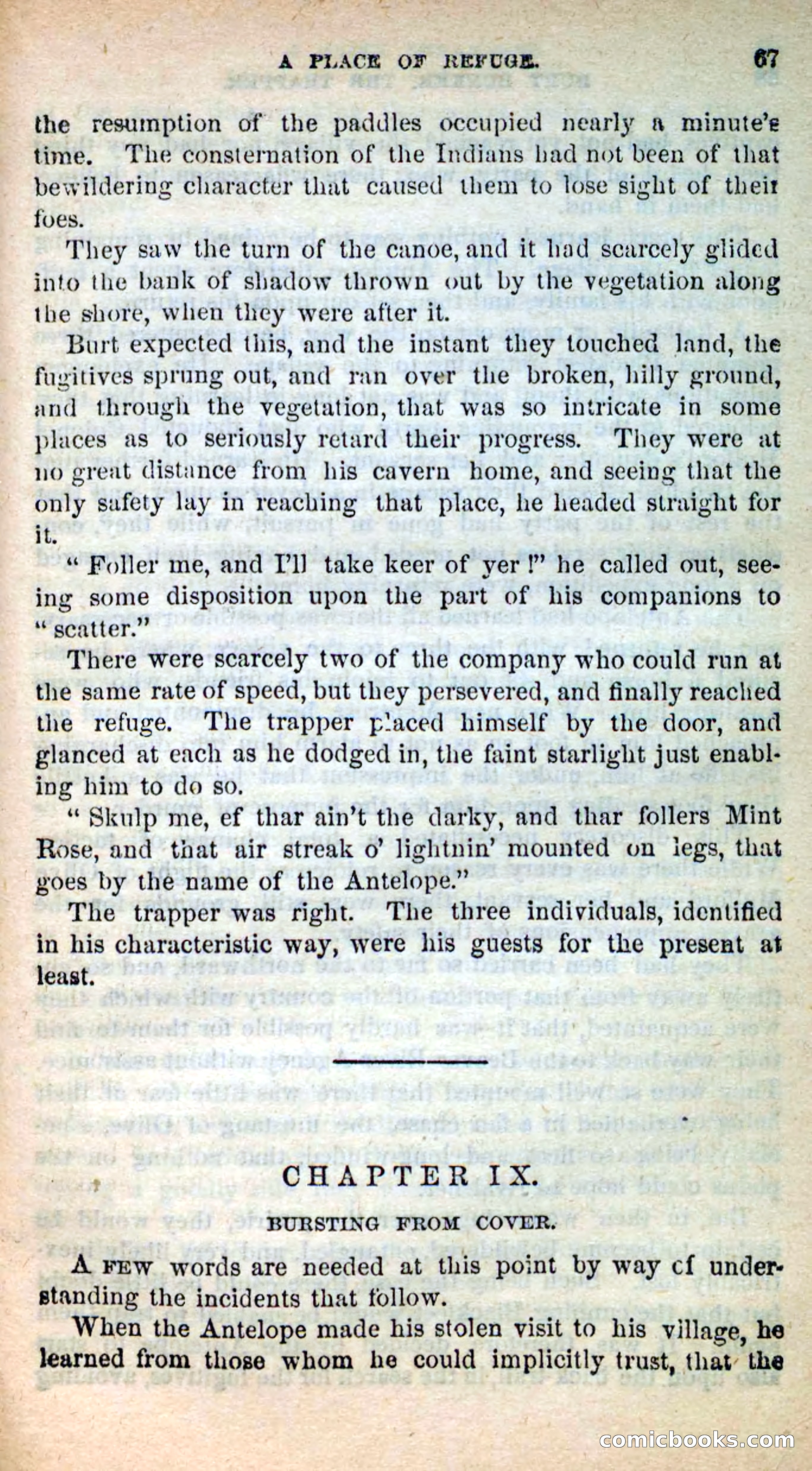 Beadle's New Dime Novels: Burt Bunker, the Trapper — page 63 of 100