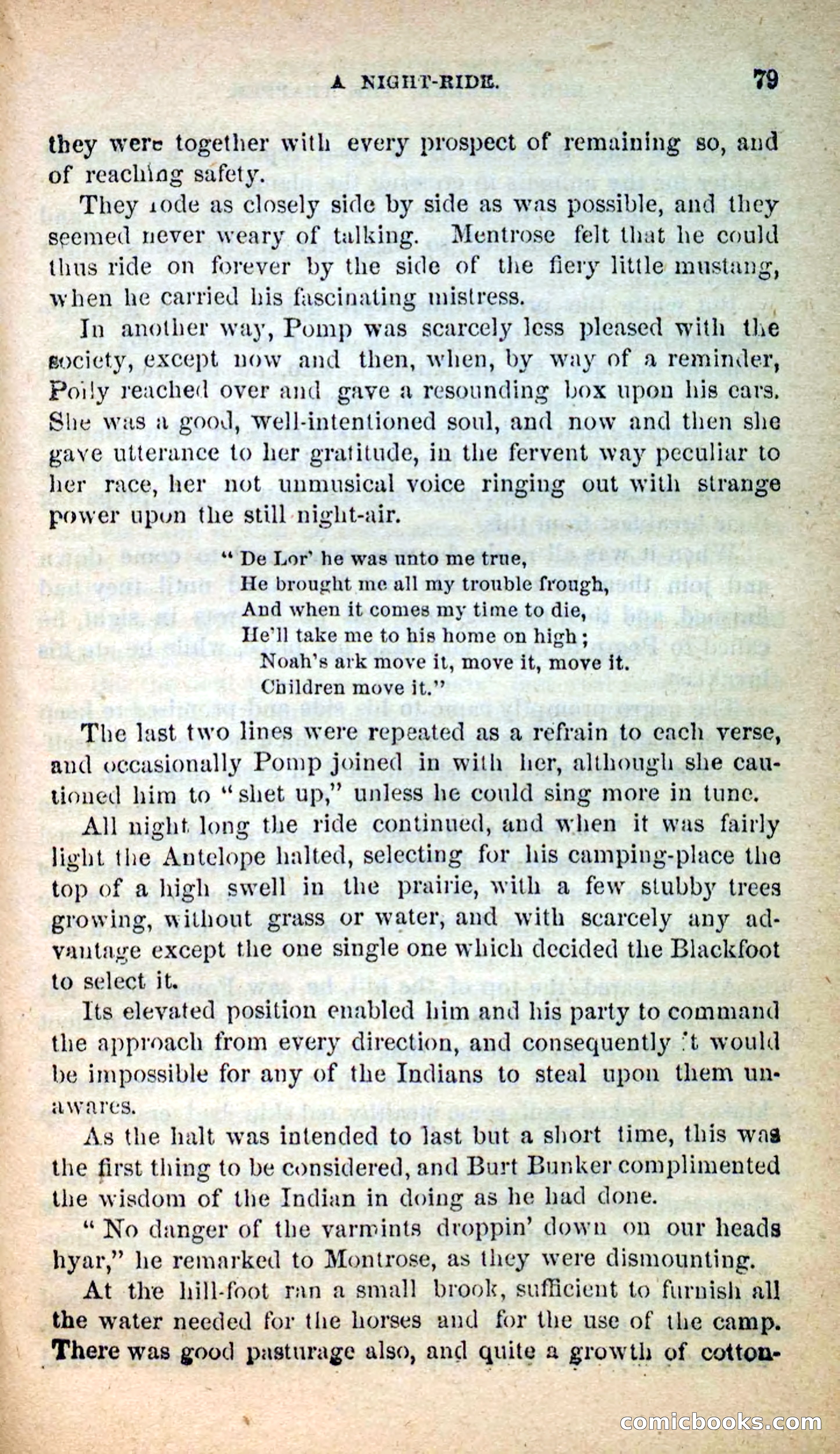 Beadle's New Dime Novels: Burt Bunker, the Trapper — page 75 of 100