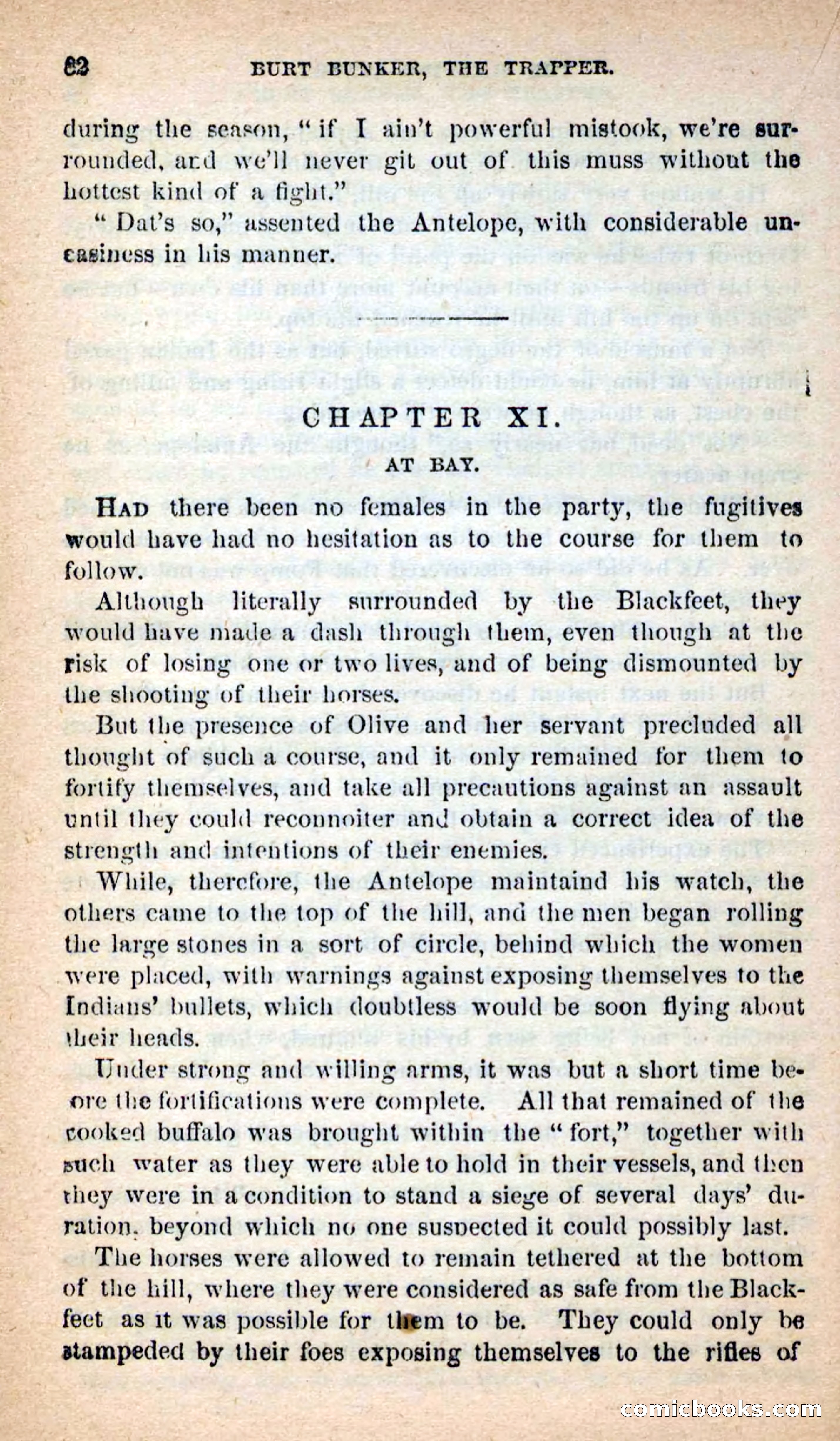 Beadle's New Dime Novels: Burt Bunker, the Trapper — page 78 of 100