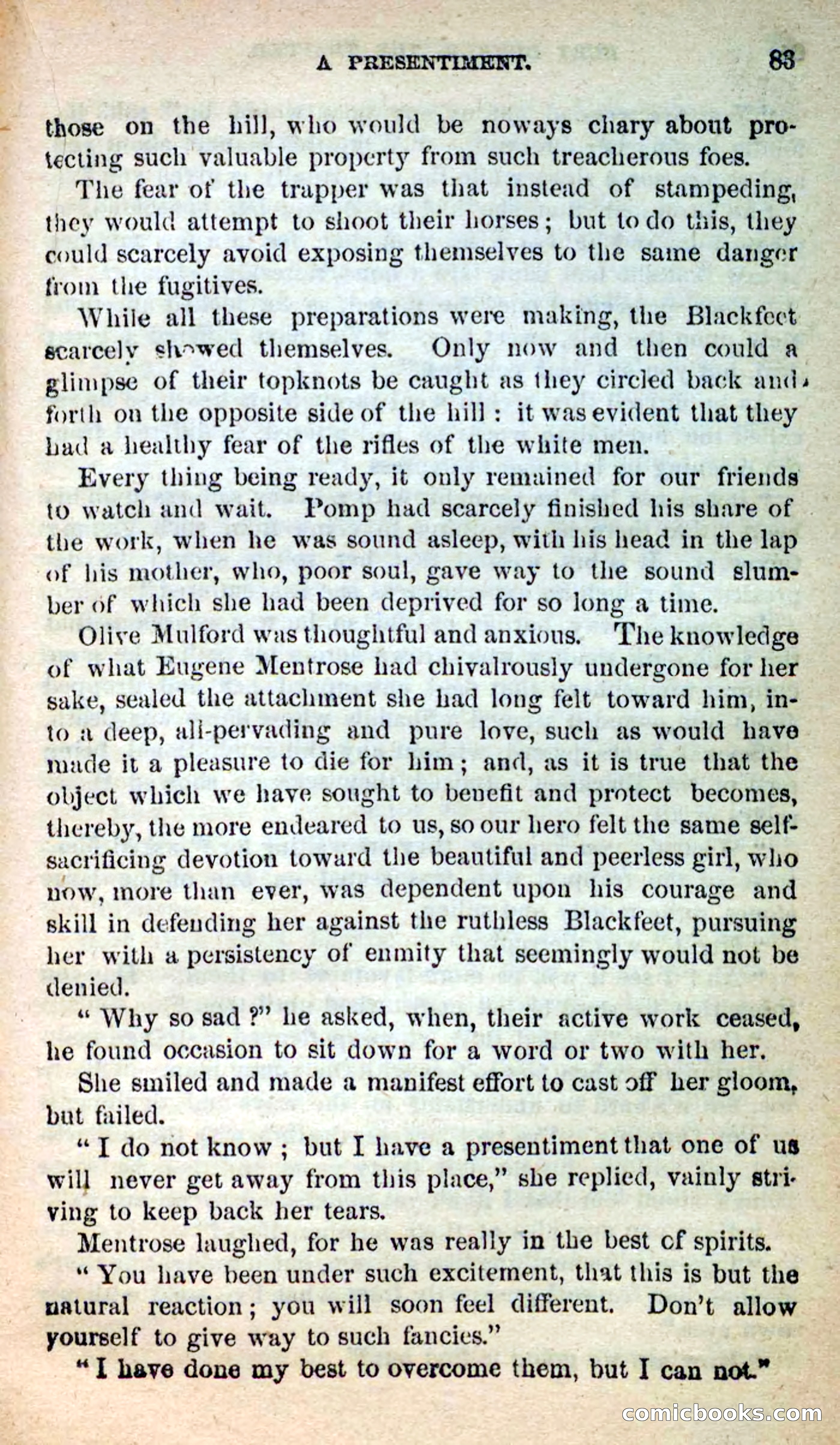 Beadle's New Dime Novels: Burt Bunker, the Trapper — page 79 of 100