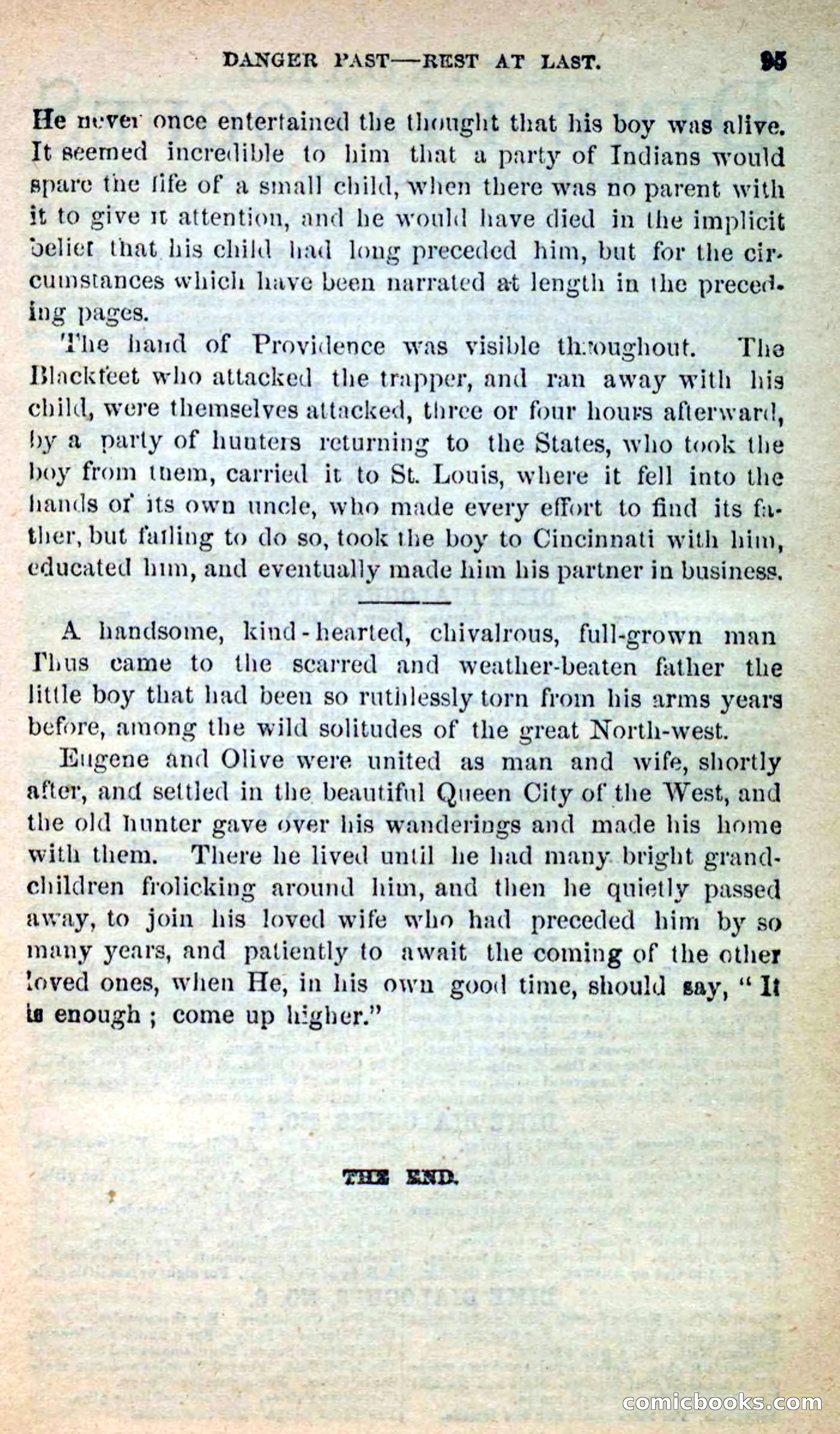 Beadle's New Dime Novels: Burt Bunker, the Trapper — page 91 of 100