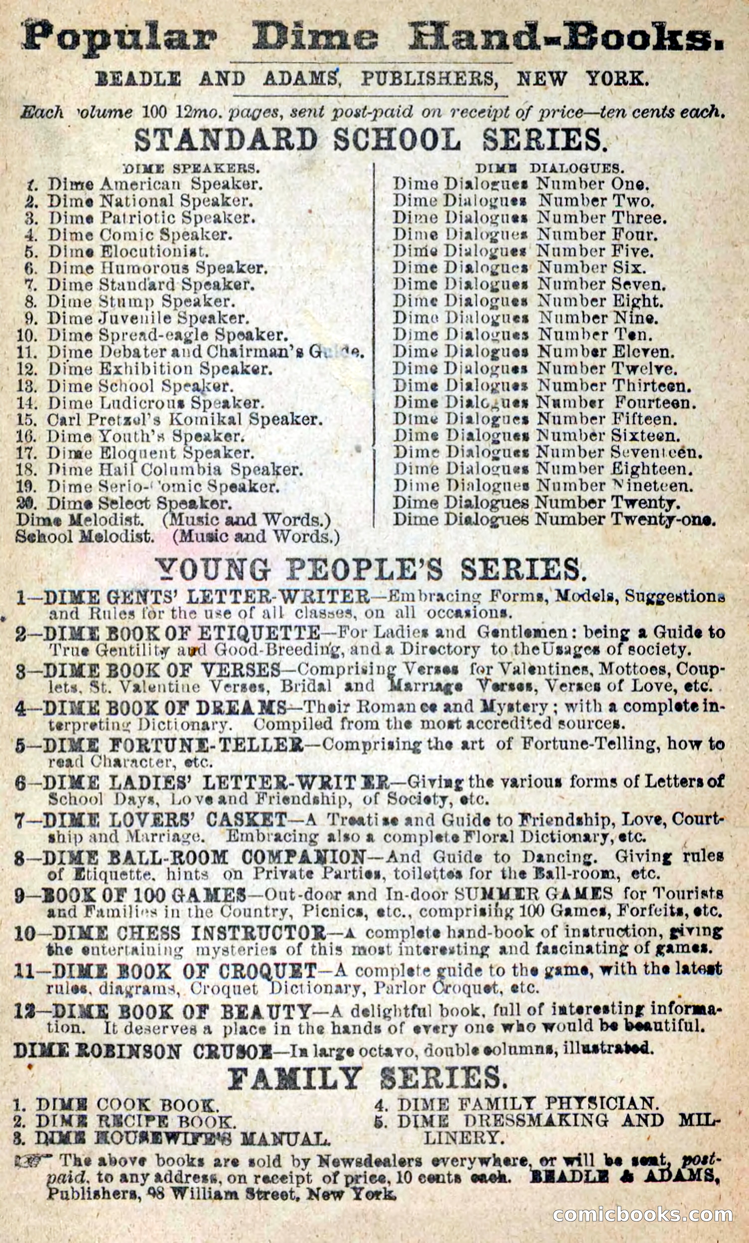 Beadle's New Dime Novels, No. 205 — page 2 of 100