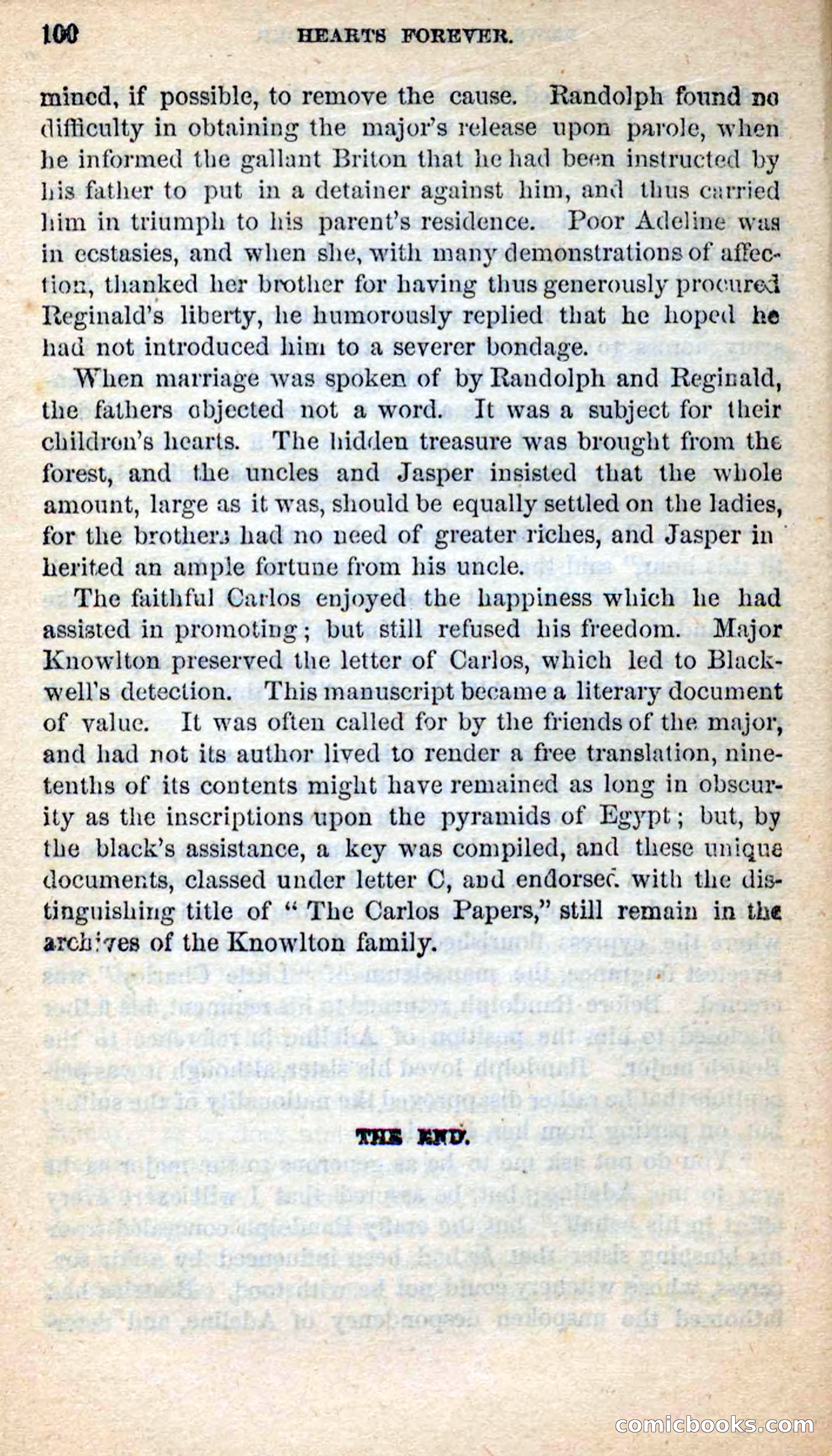 Beadle's New Dime Novels, No. 205 — page 96 of 100