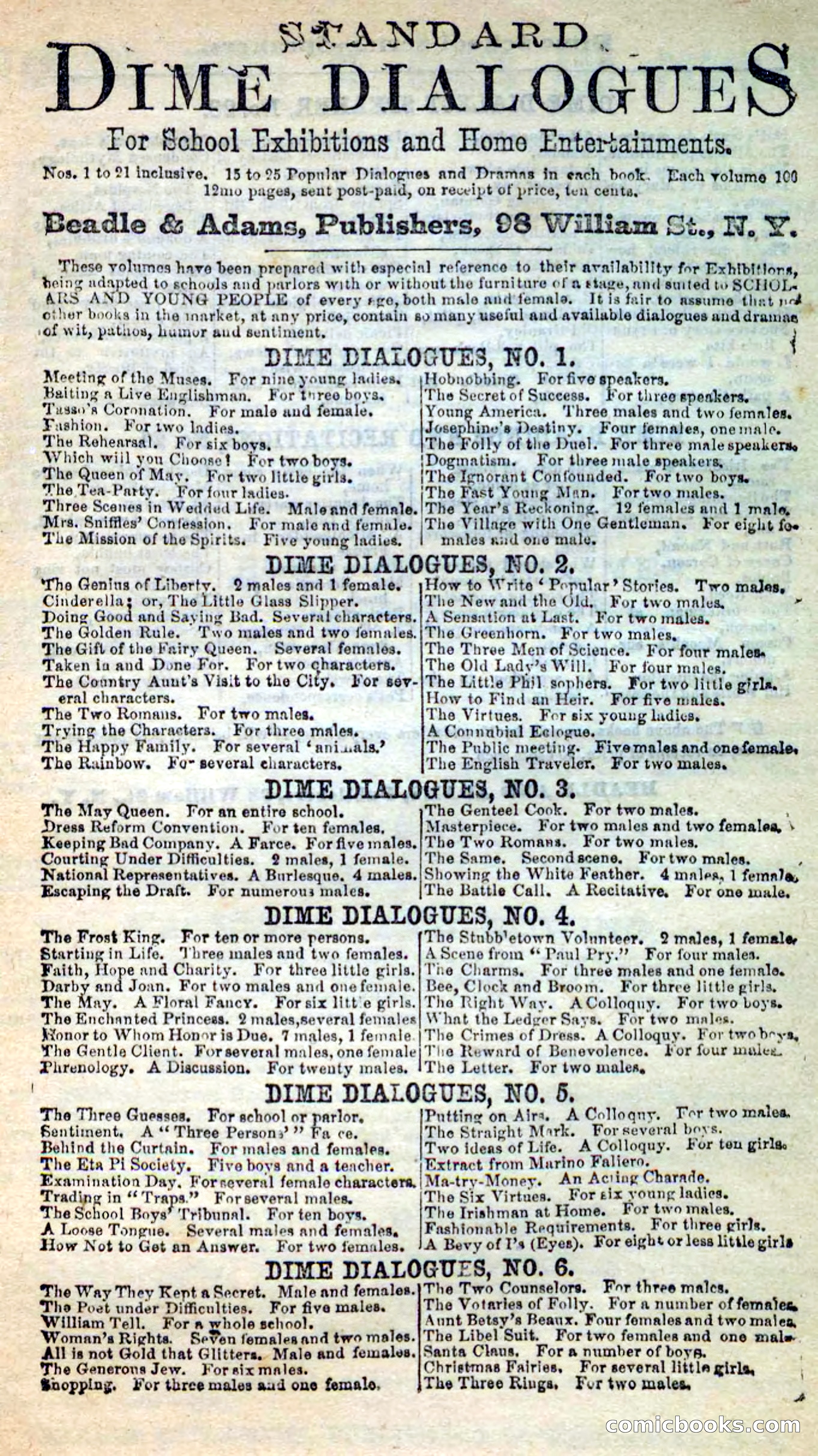 Beadle's New Dime Novels, No. 205 — page 97 of 100