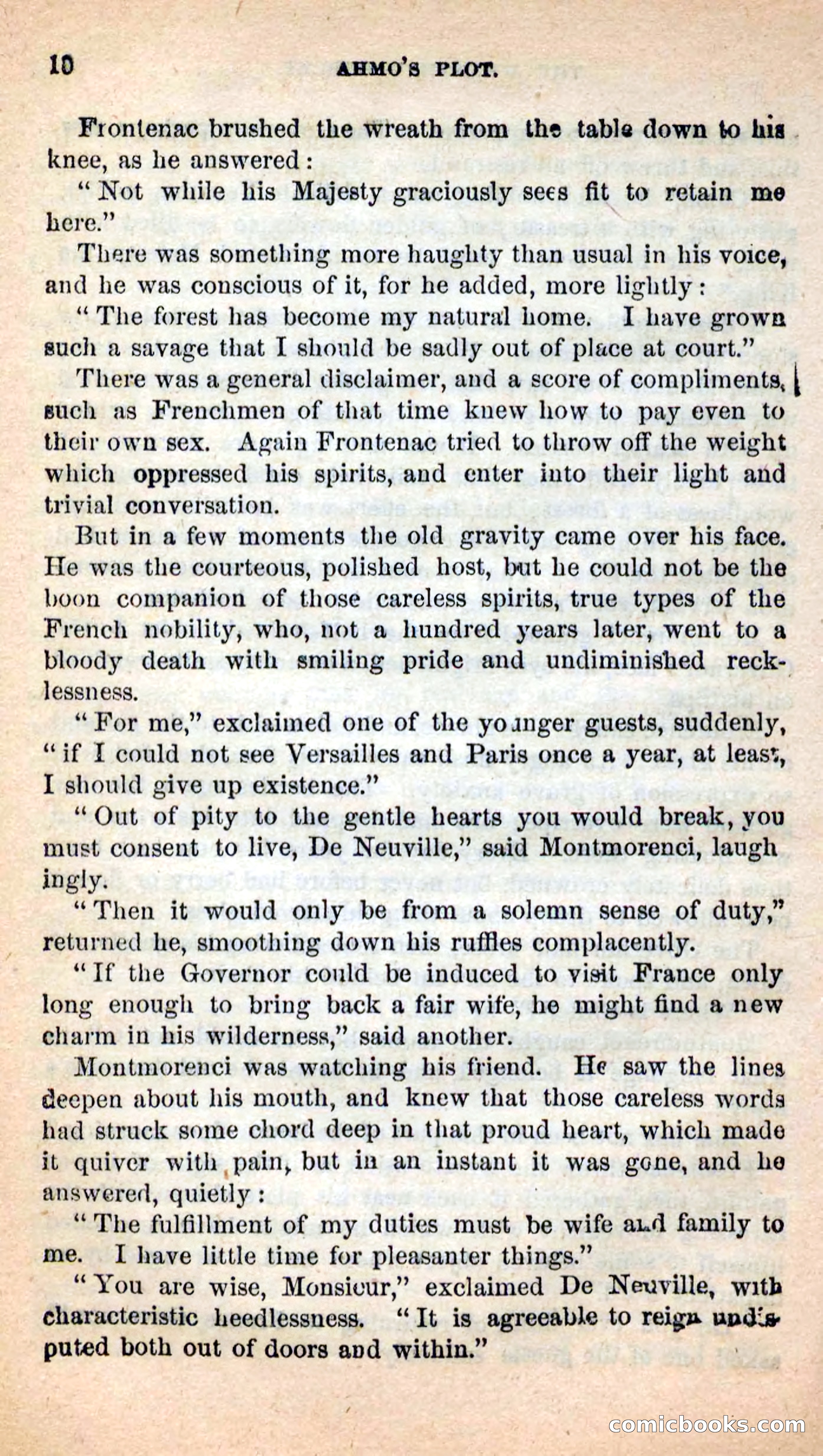 Beadle's New Dime Novels: Ahmo's Plot — page 10 of 133