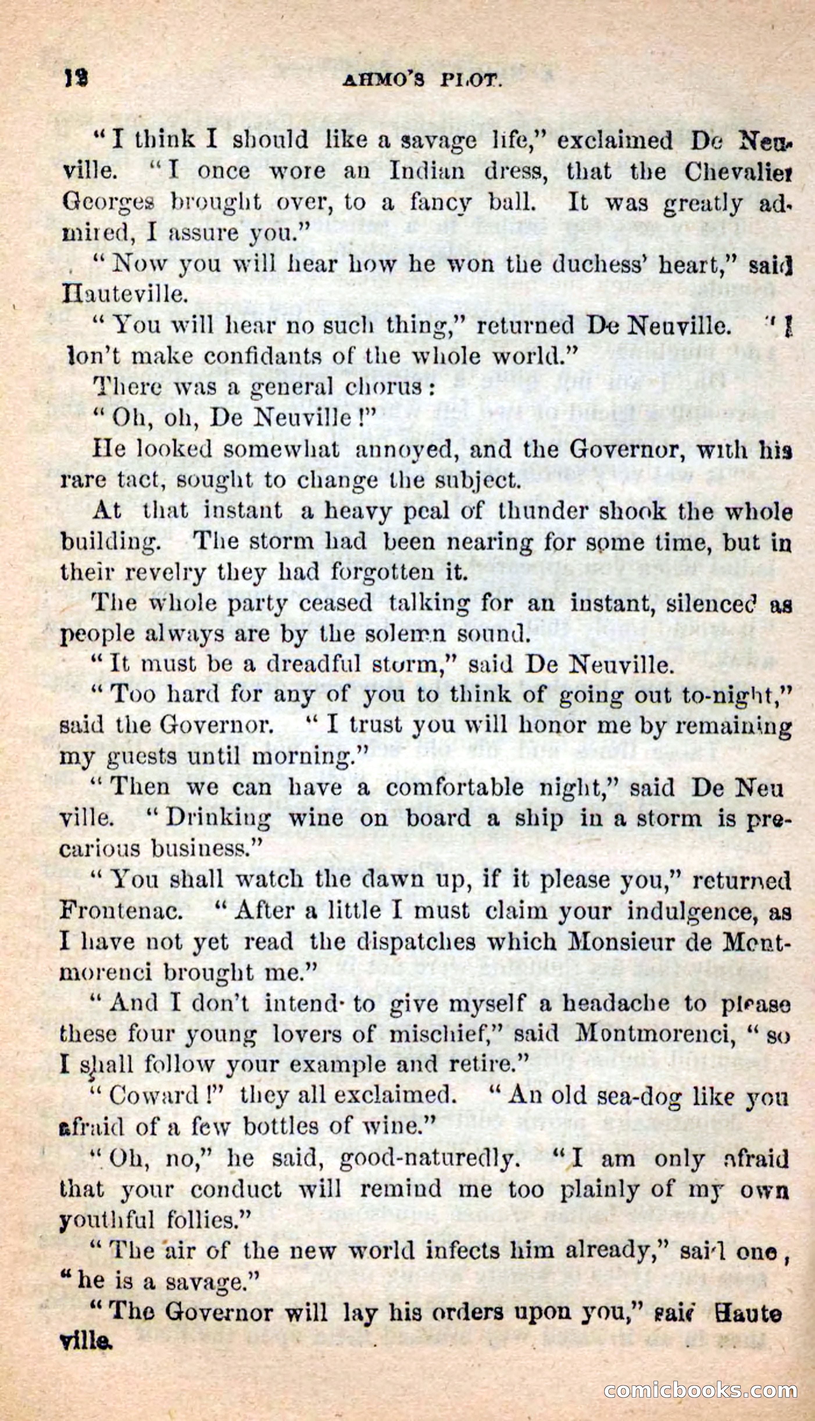 Beadle's New Dime Novels: Ahmo's Plot — page 12 of 133