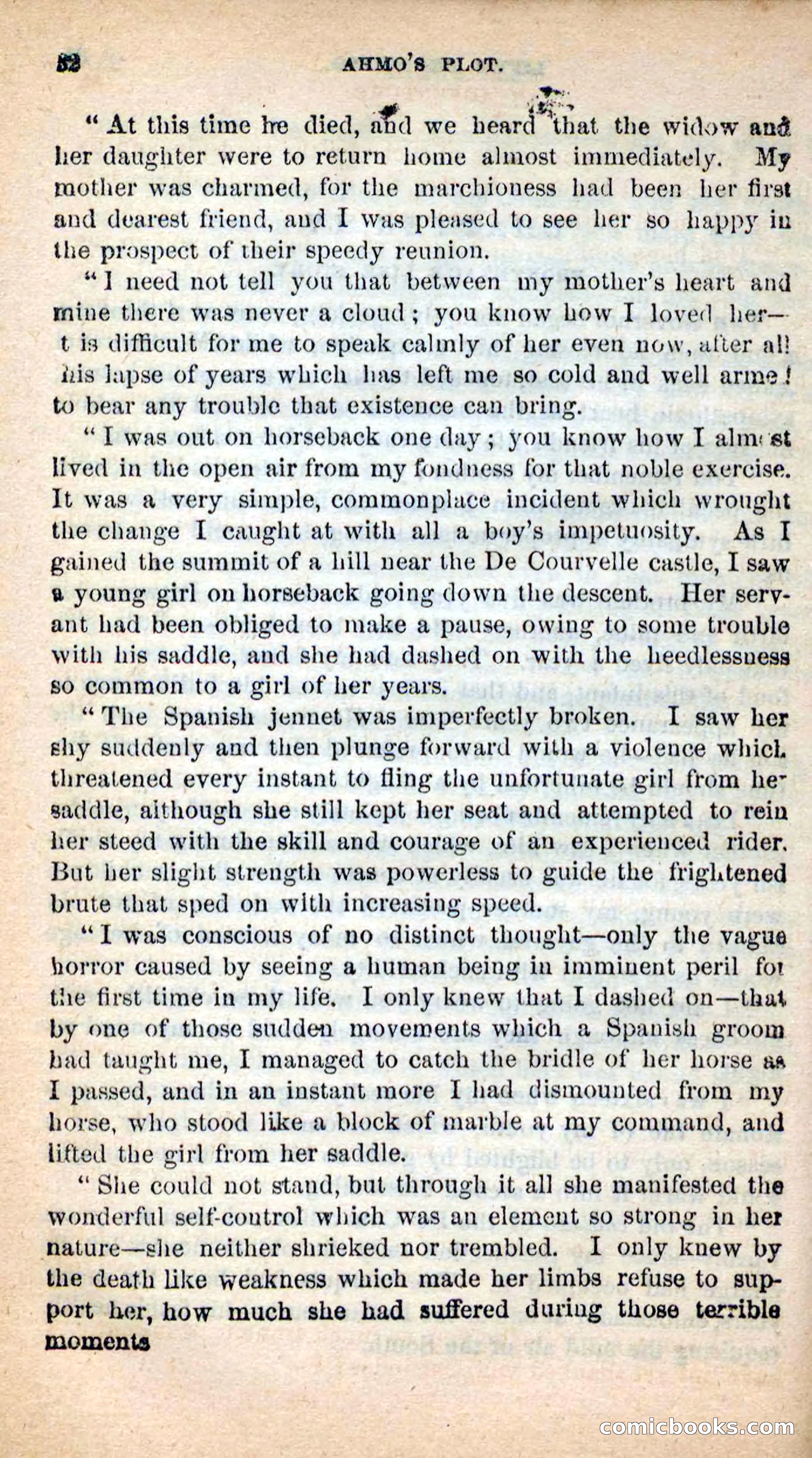 Beadle's New Dime Novels: Ahmo's Plot — page 32 of 133