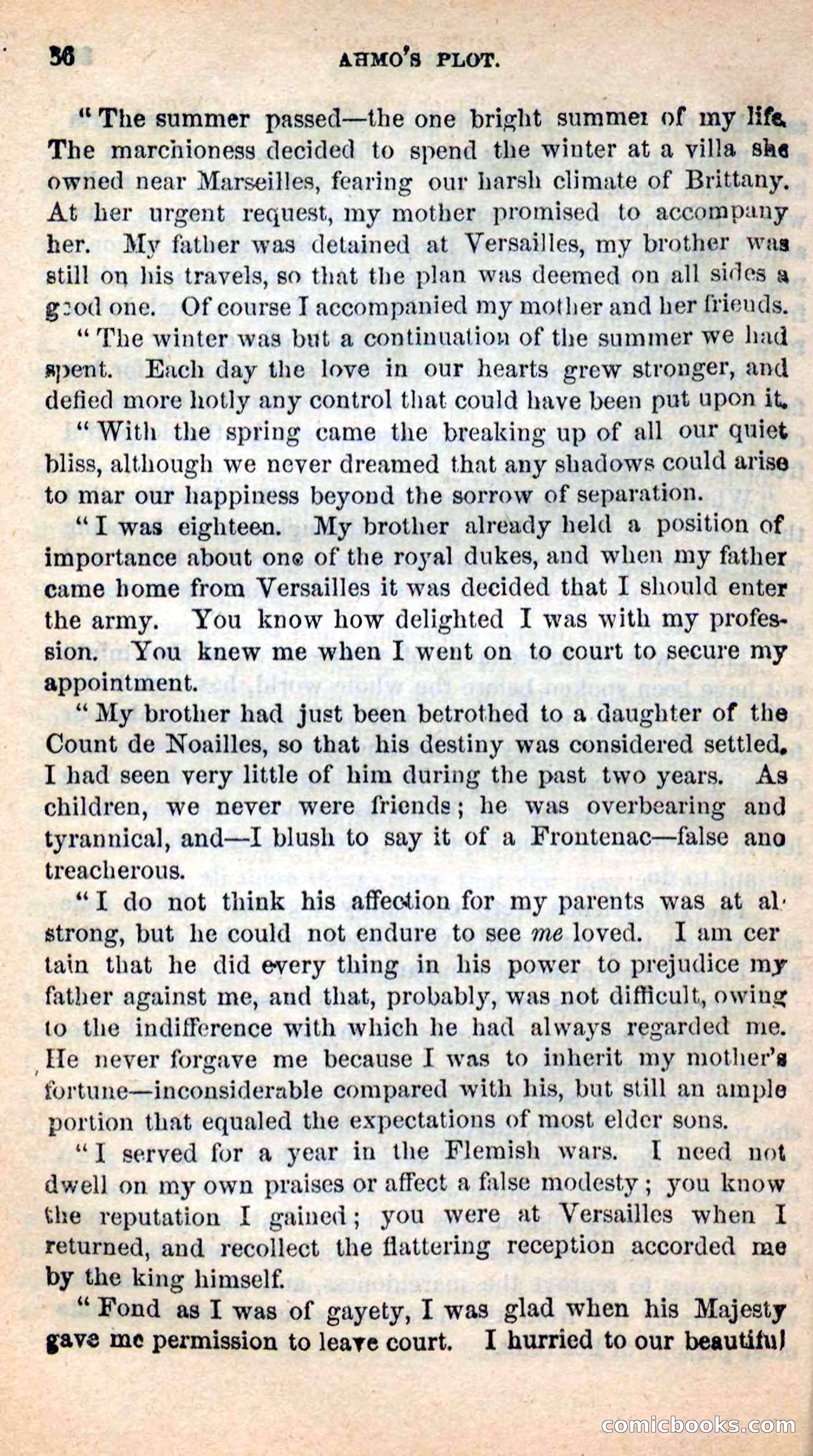 Beadle's New Dime Novels: Ahmo's Plot — page 36 of 133