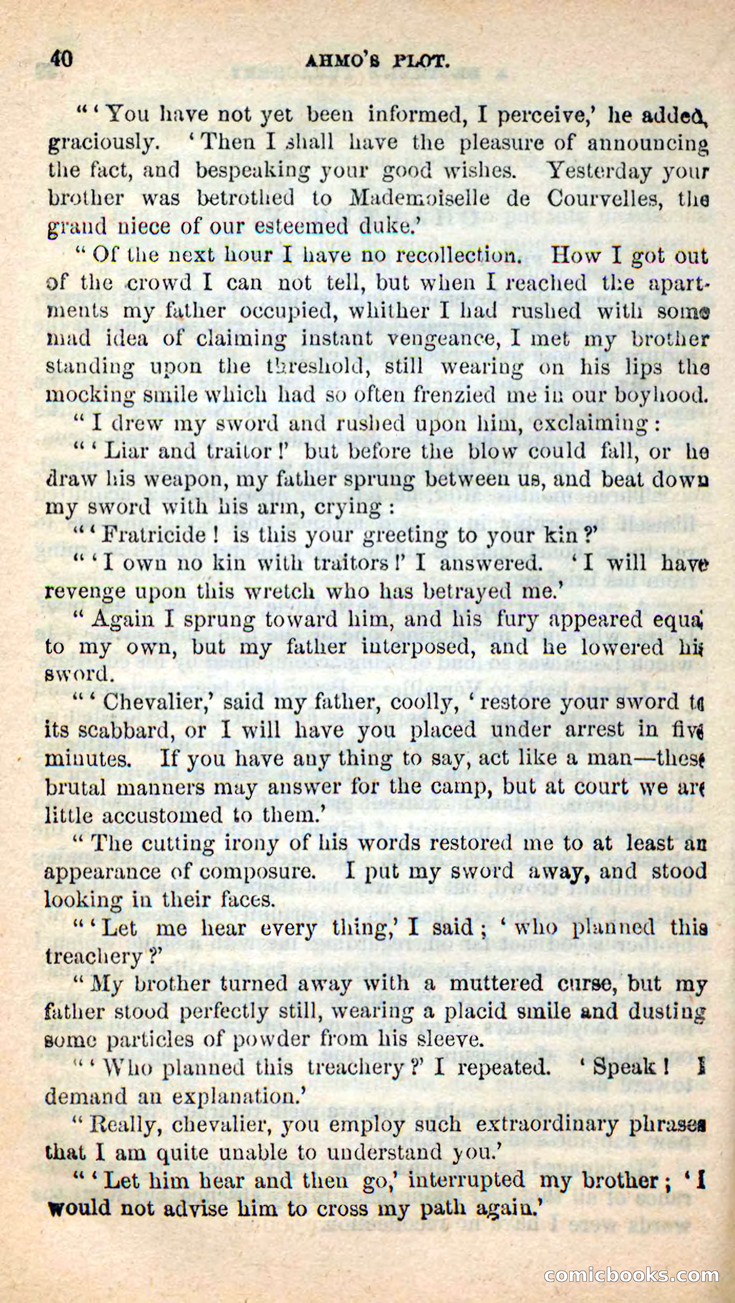 Beadle's New Dime Novels: Ahmo's Plot — page 40 of 133