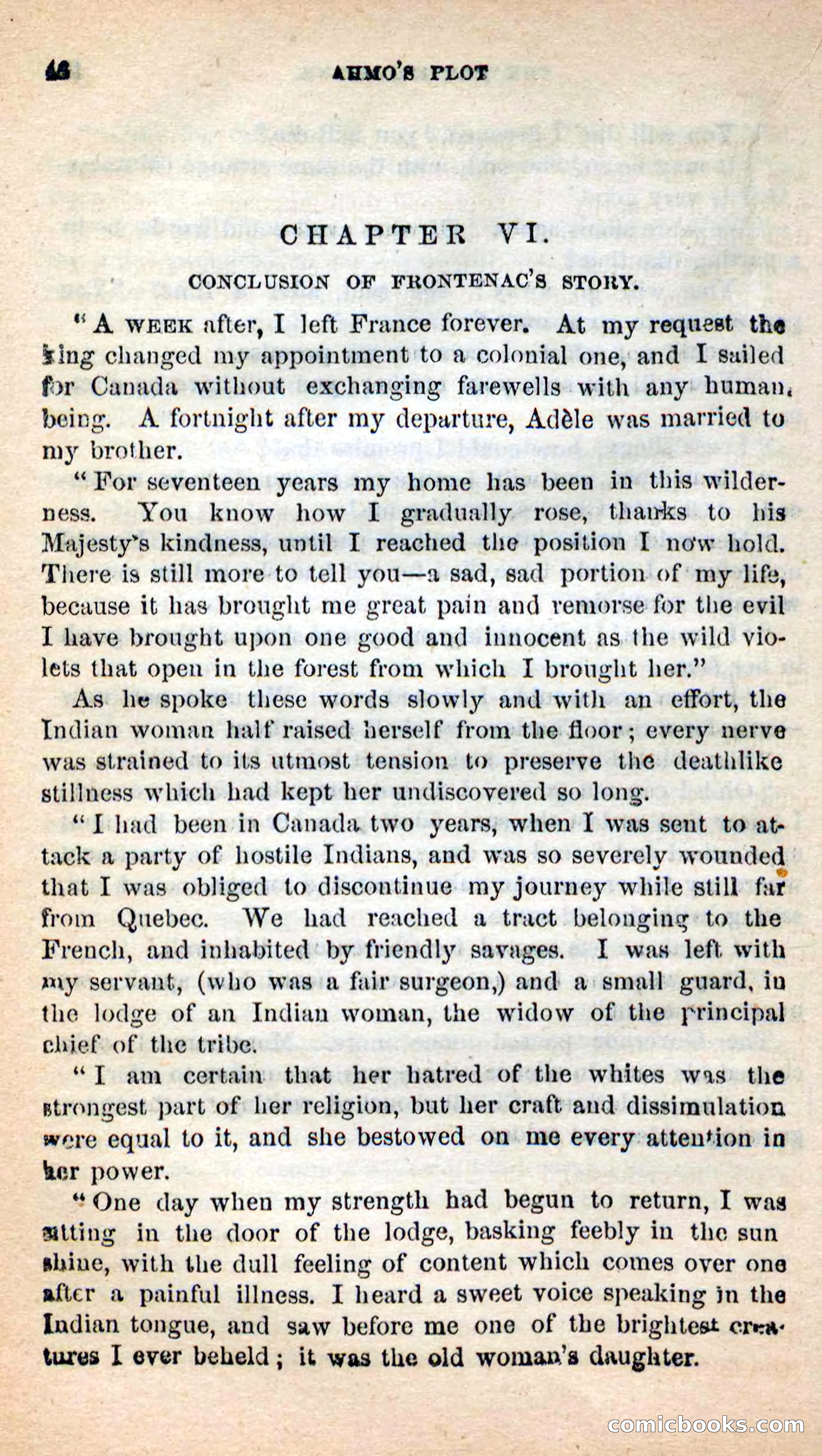Beadle's New Dime Novels: Ahmo's Plot — page 46 of 133
