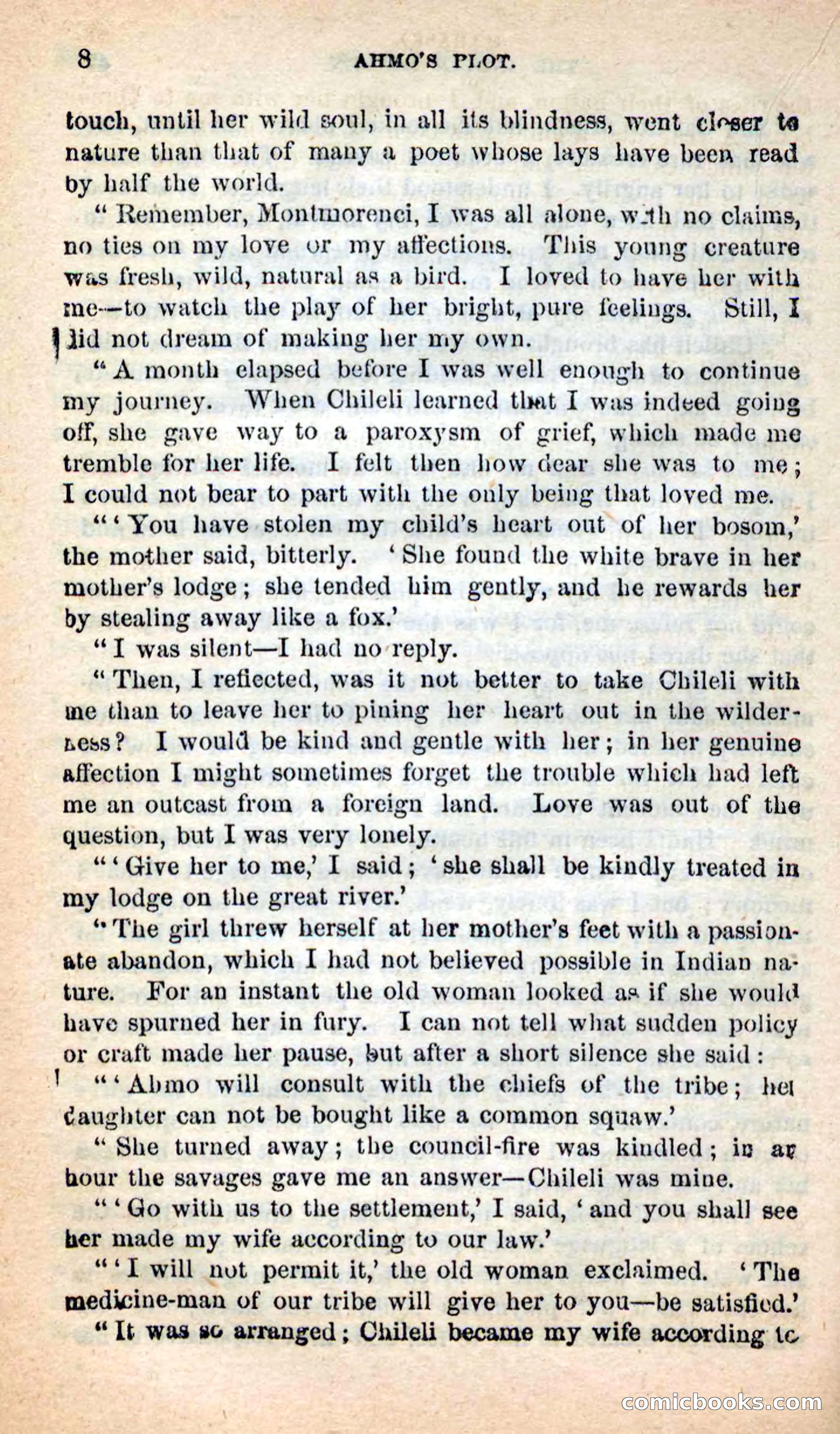 Beadle's New Dime Novels: Ahmo's Plot — page 48 of 133