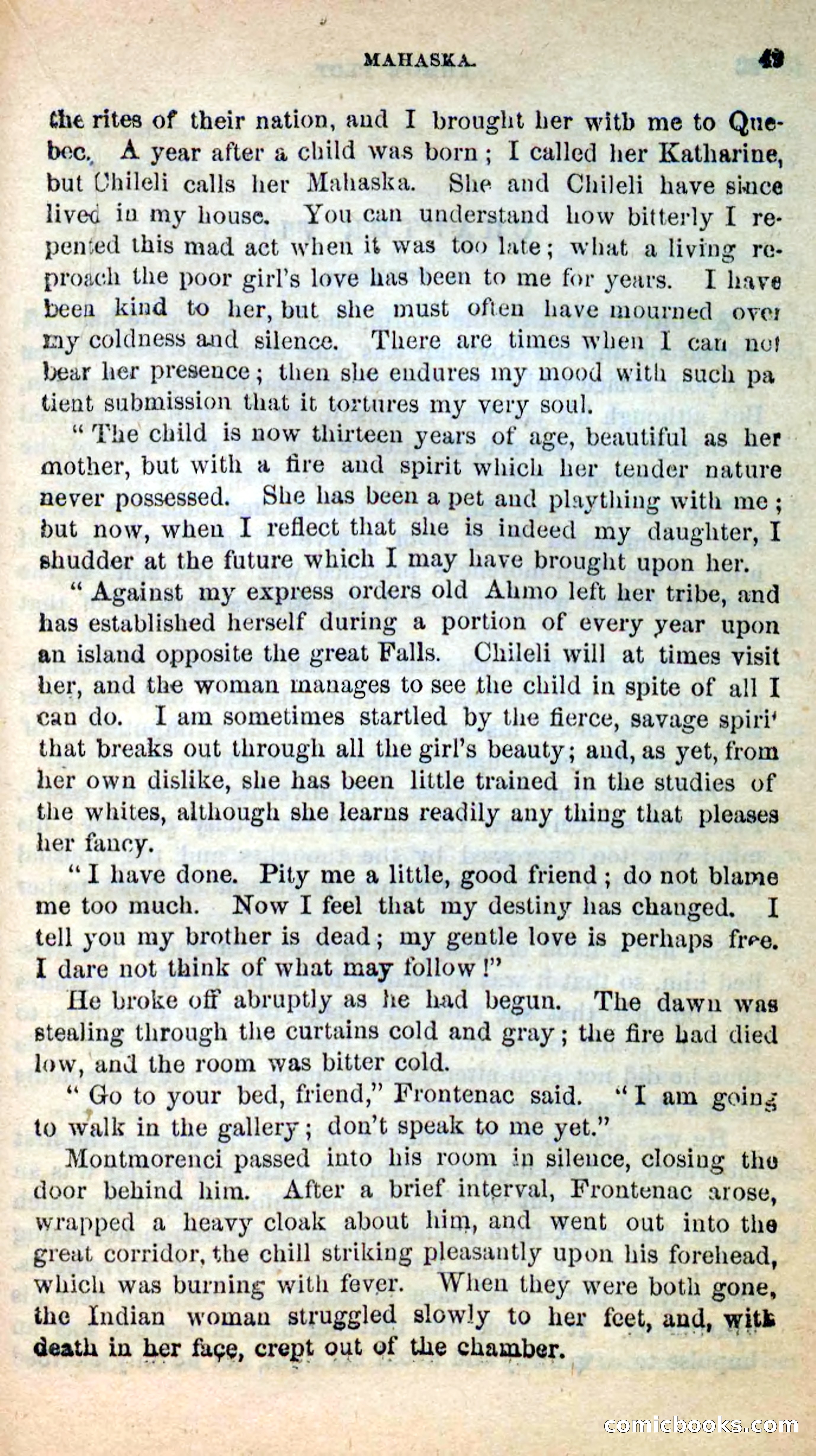 Beadle's New Dime Novels: Ahmo's Plot — page 49 of 133