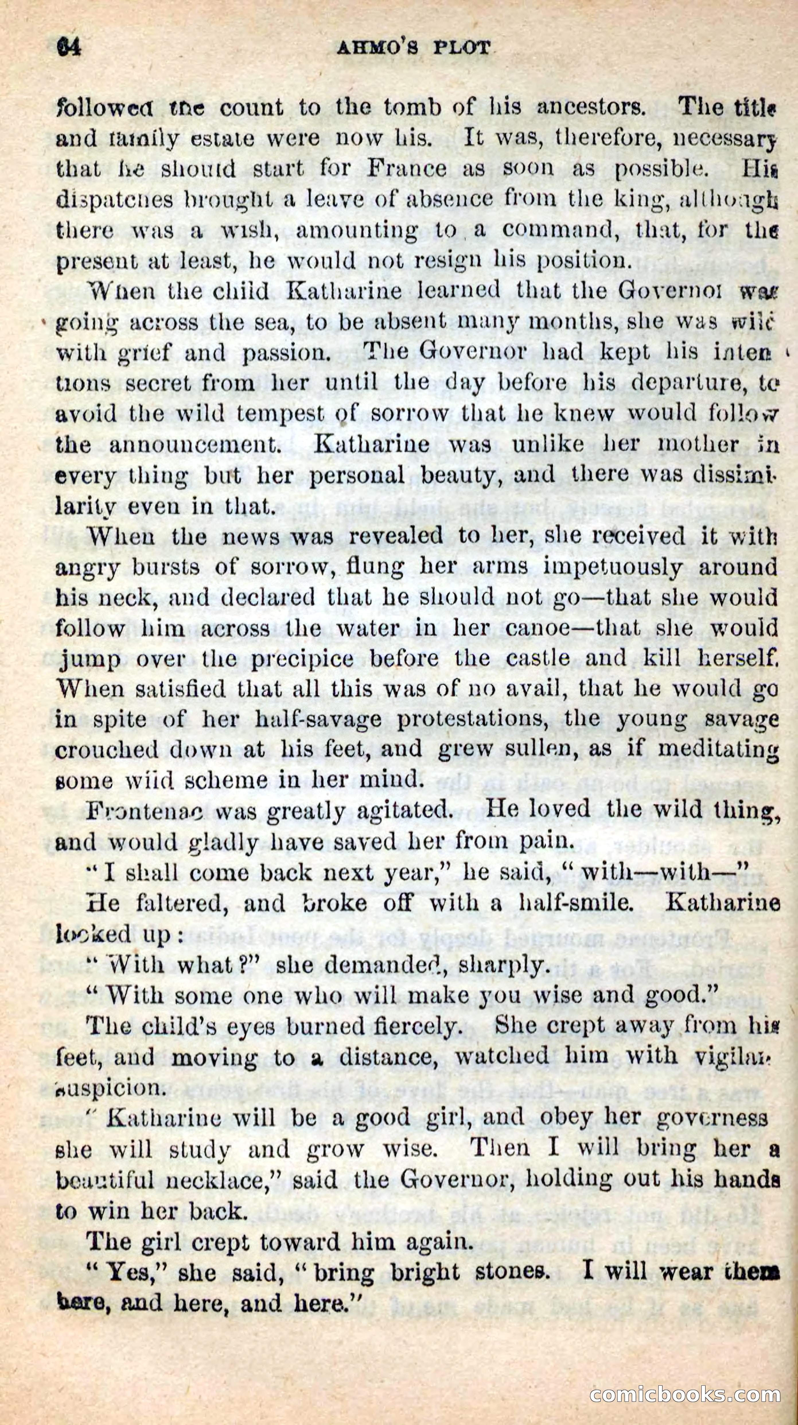Beadle's New Dime Novels: Ahmo's Plot — page 64 of 133