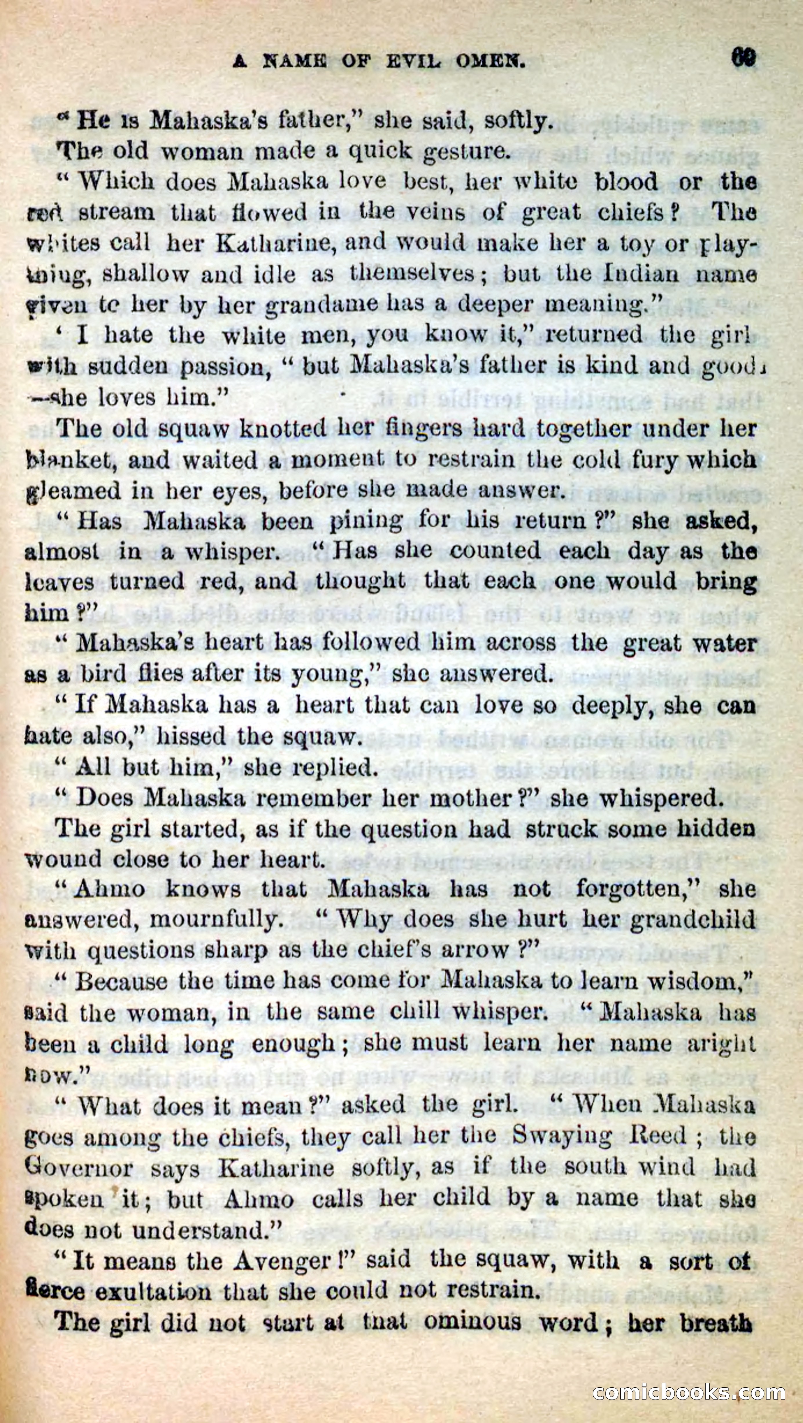 Beadle's New Dime Novels: Ahmo's Plot — page 69 of 133