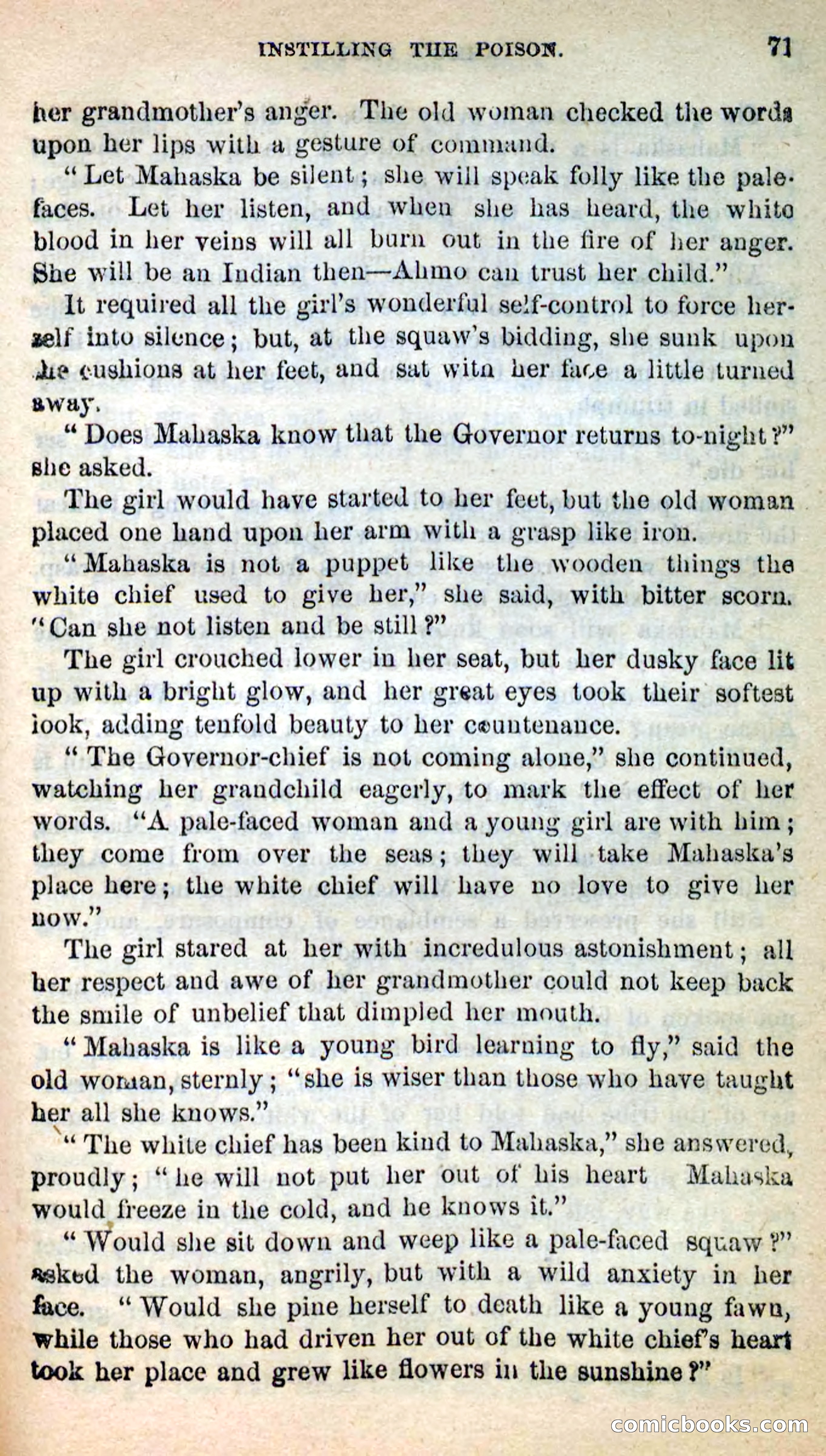 Beadle's New Dime Novels: Ahmo's Plot — page 71 of 133