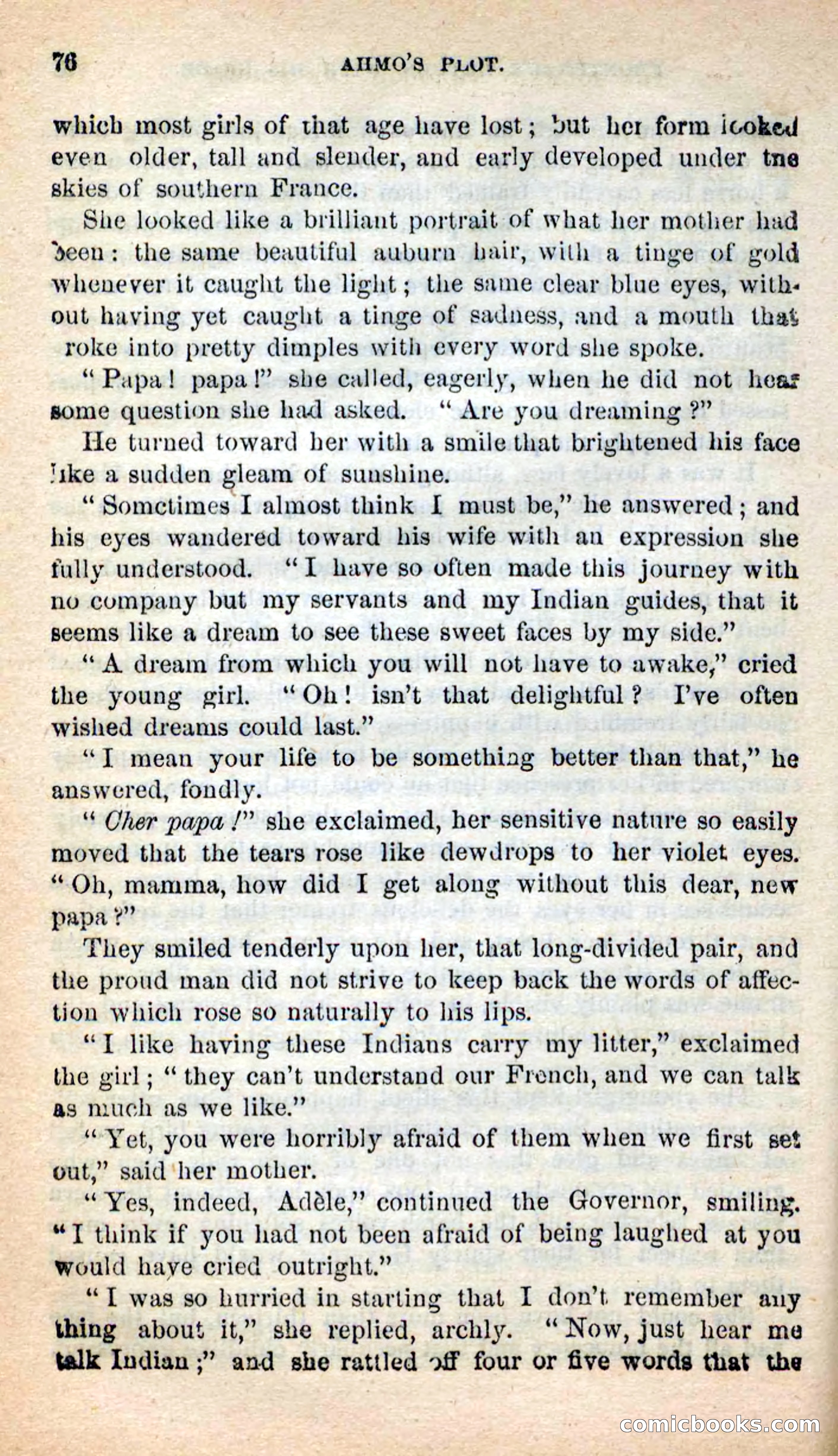 Beadle's New Dime Novels: Ahmo's Plot — page 76 of 133