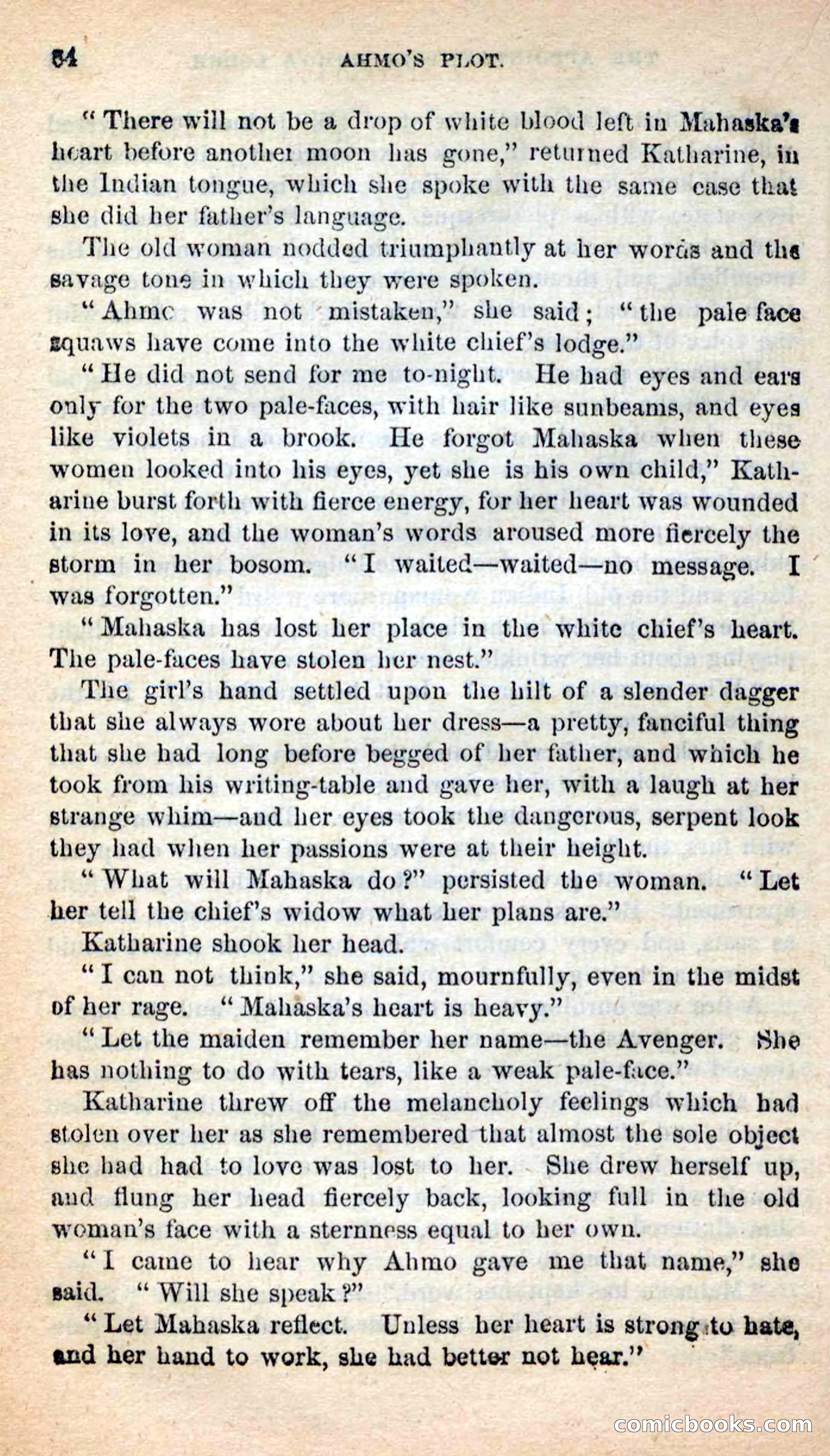 Beadle's New Dime Novels: Ahmo's Plot — page 85 of 133