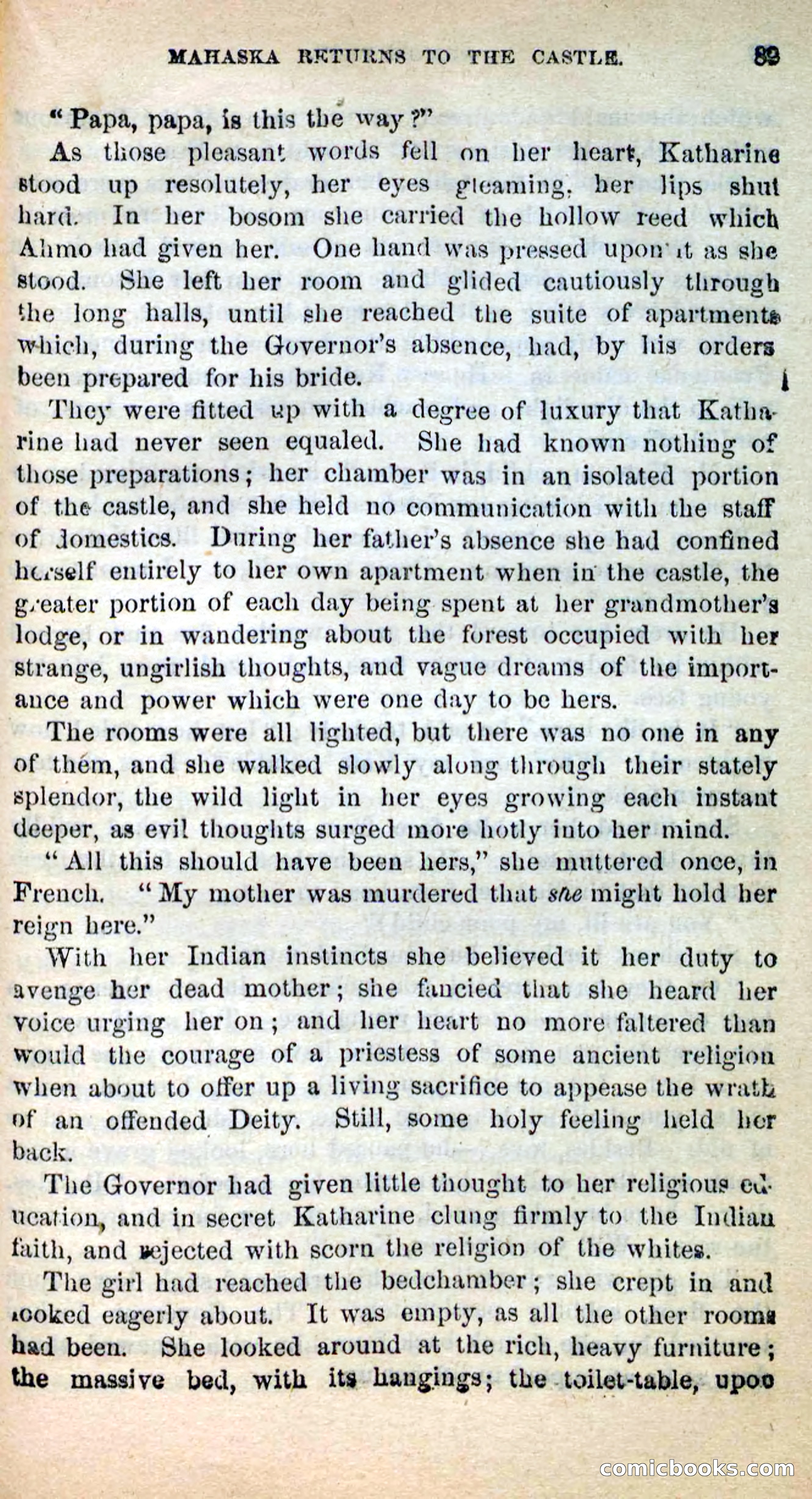 Beadle's New Dime Novels: Ahmo's Plot — page 90 of 133