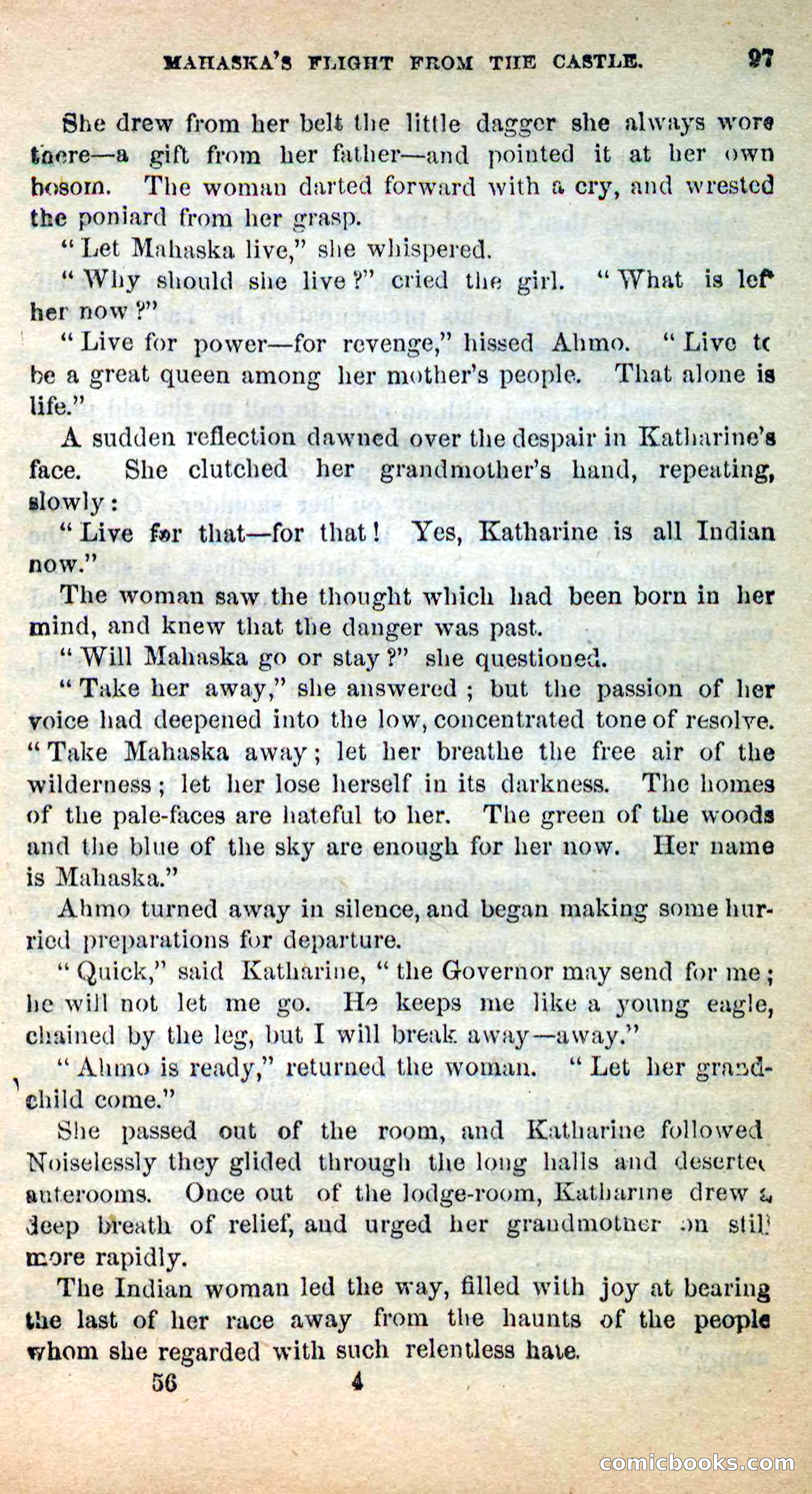 Beadle's New Dime Novels: Ahmo's Plot — page 98 of 133