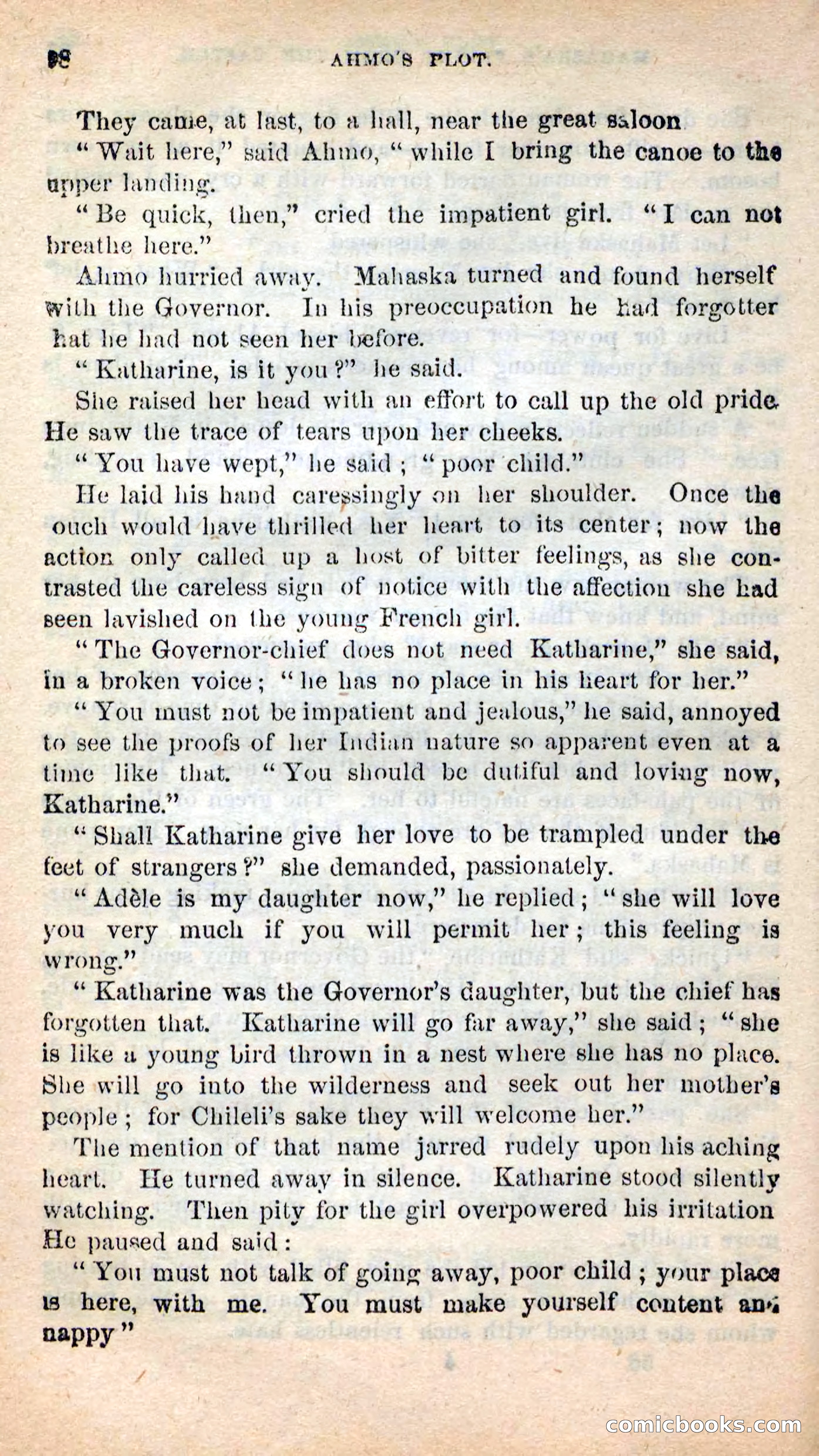 Beadle's New Dime Novels: Ahmo's Plot — page 99 of 133