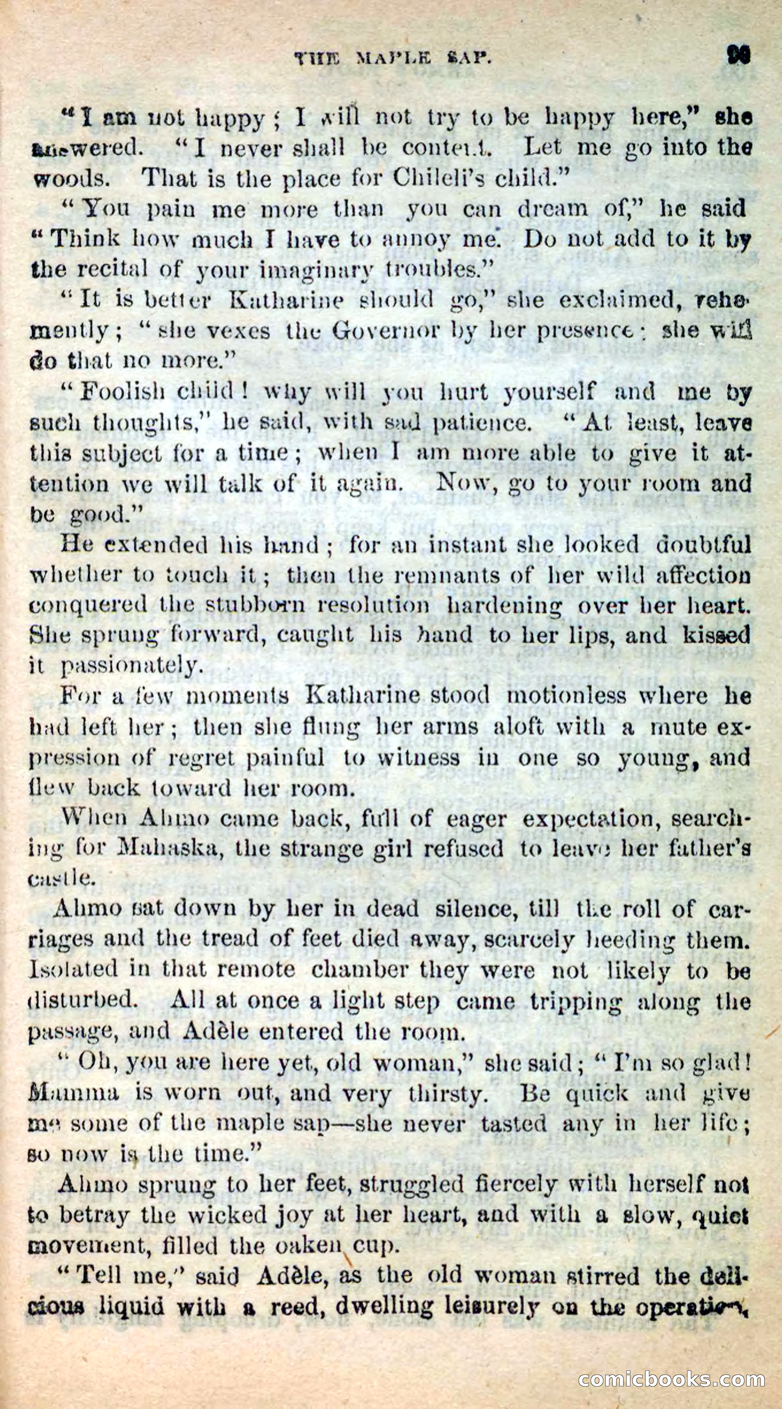 Beadle's New Dime Novels: Ahmo's Plot — page 100 of 133