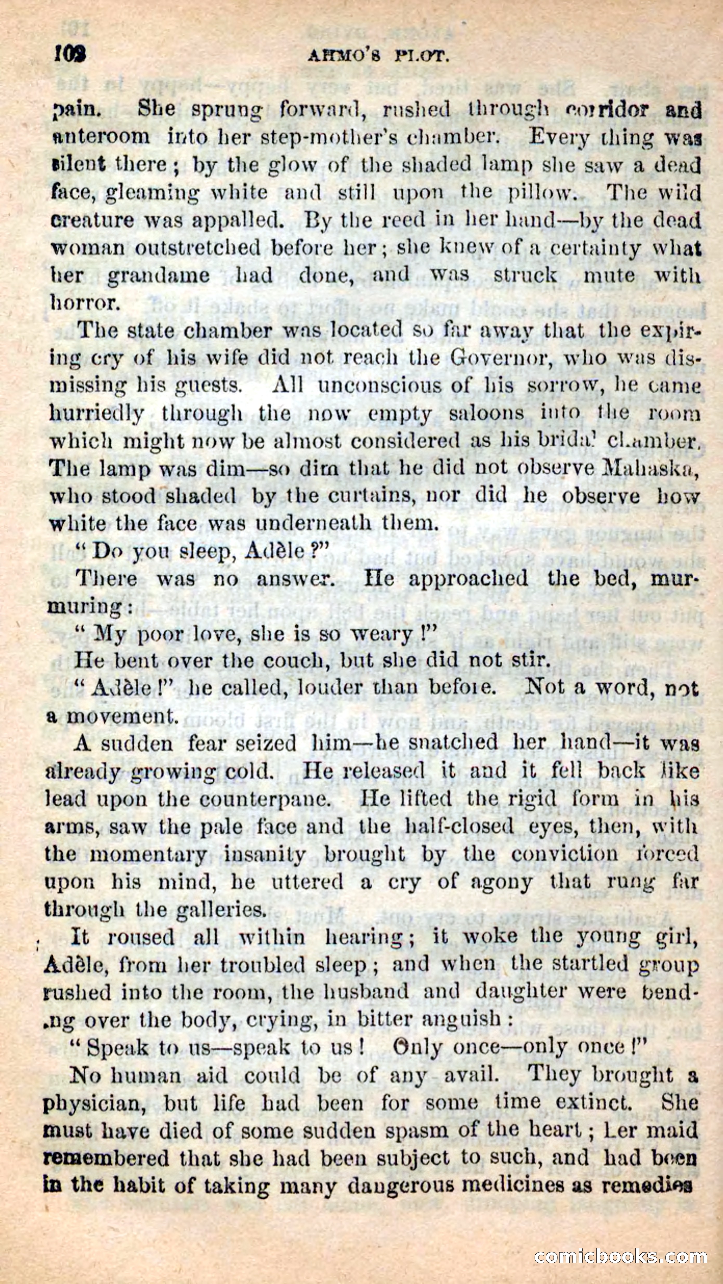 Beadle's New Dime Novels: Ahmo's Plot — page 103 of 133