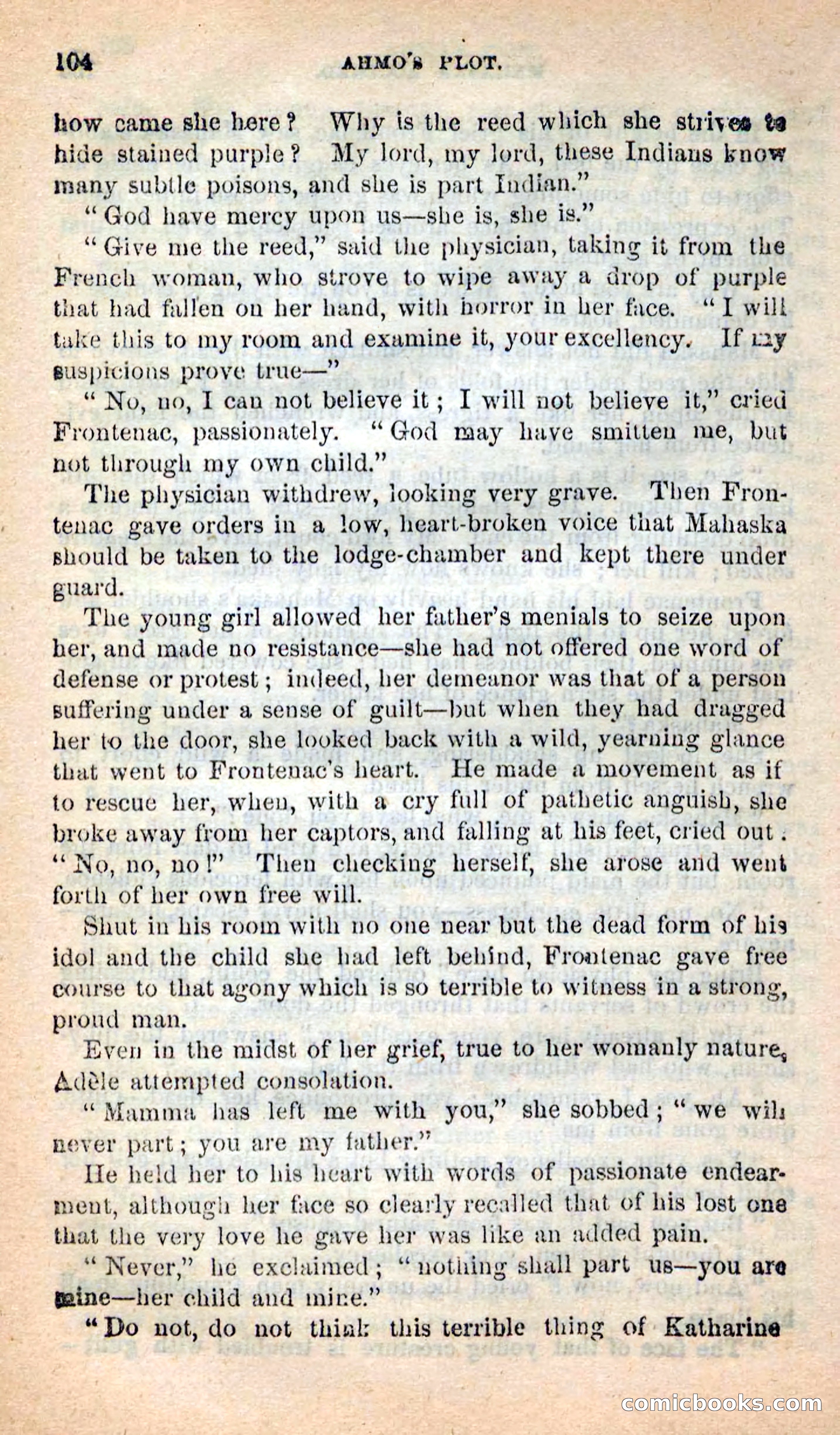 Beadle's New Dime Novels: Ahmo's Plot — page 105 of 133