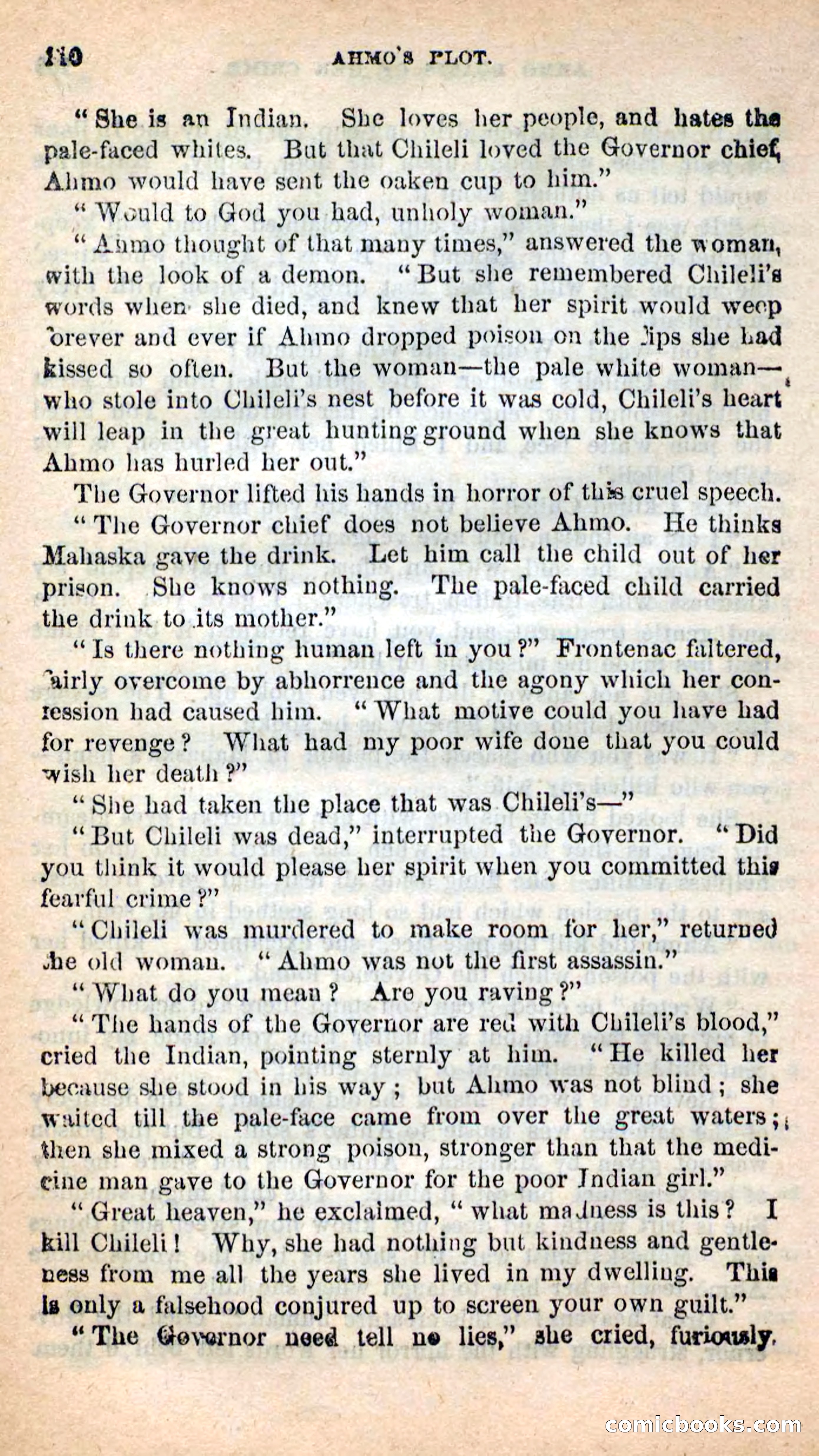 Beadle's New Dime Novels: Ahmo's Plot — page 111 of 133
