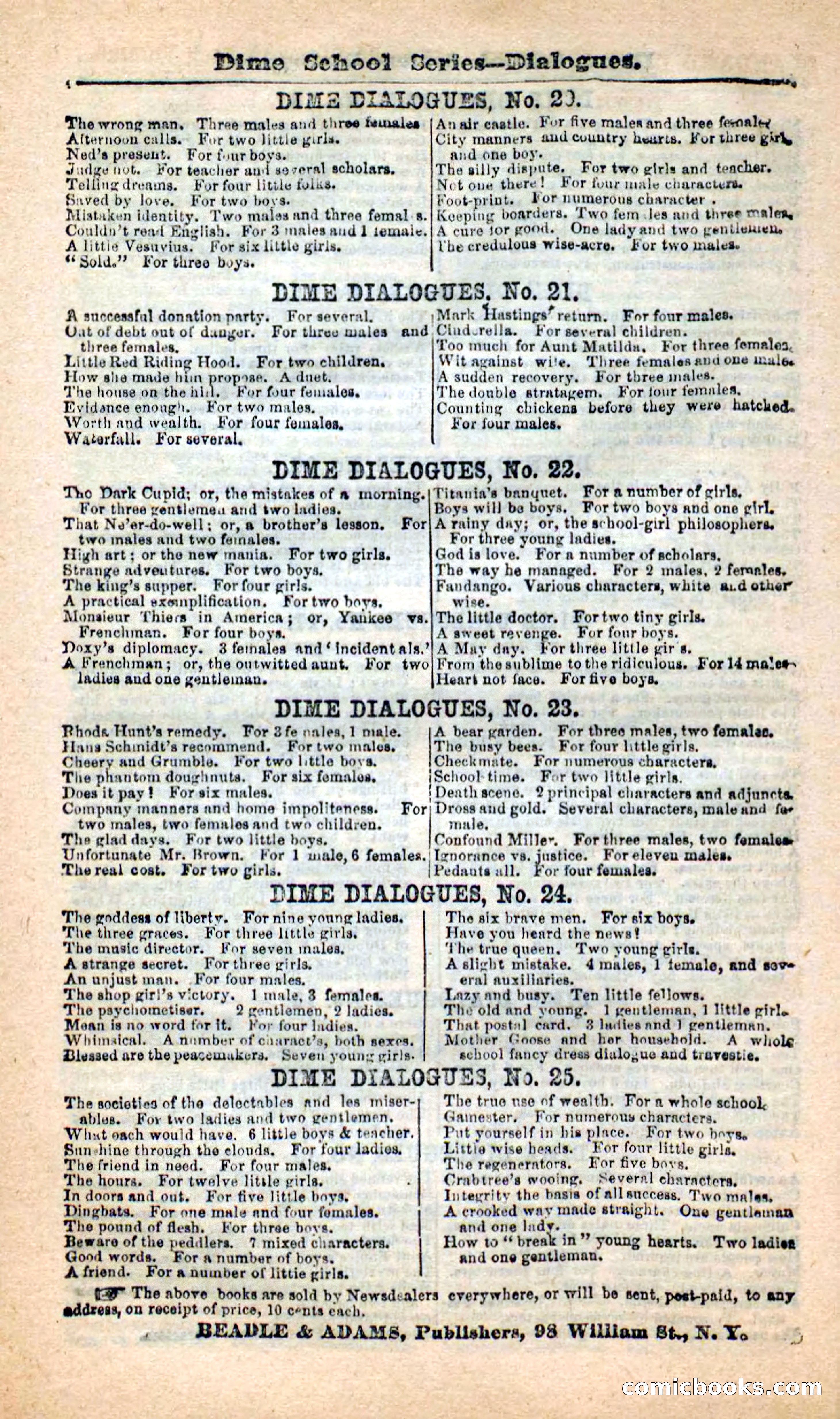 Beadle's New Dime Novels: Ahmo's Plot — page 125 of 133
