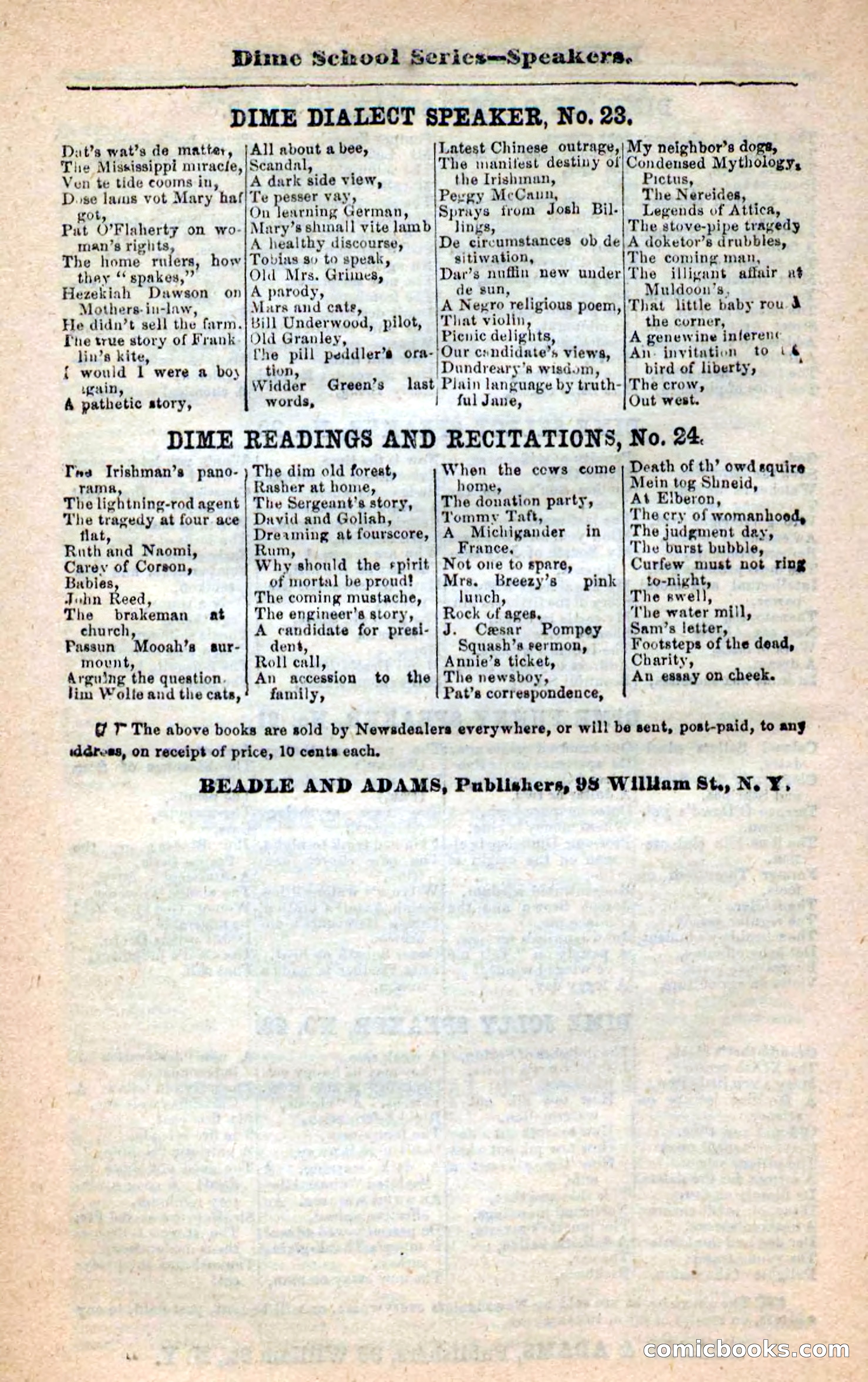 Beadle's New Dime Novels: Ahmo's Plot — page 131 of 133
