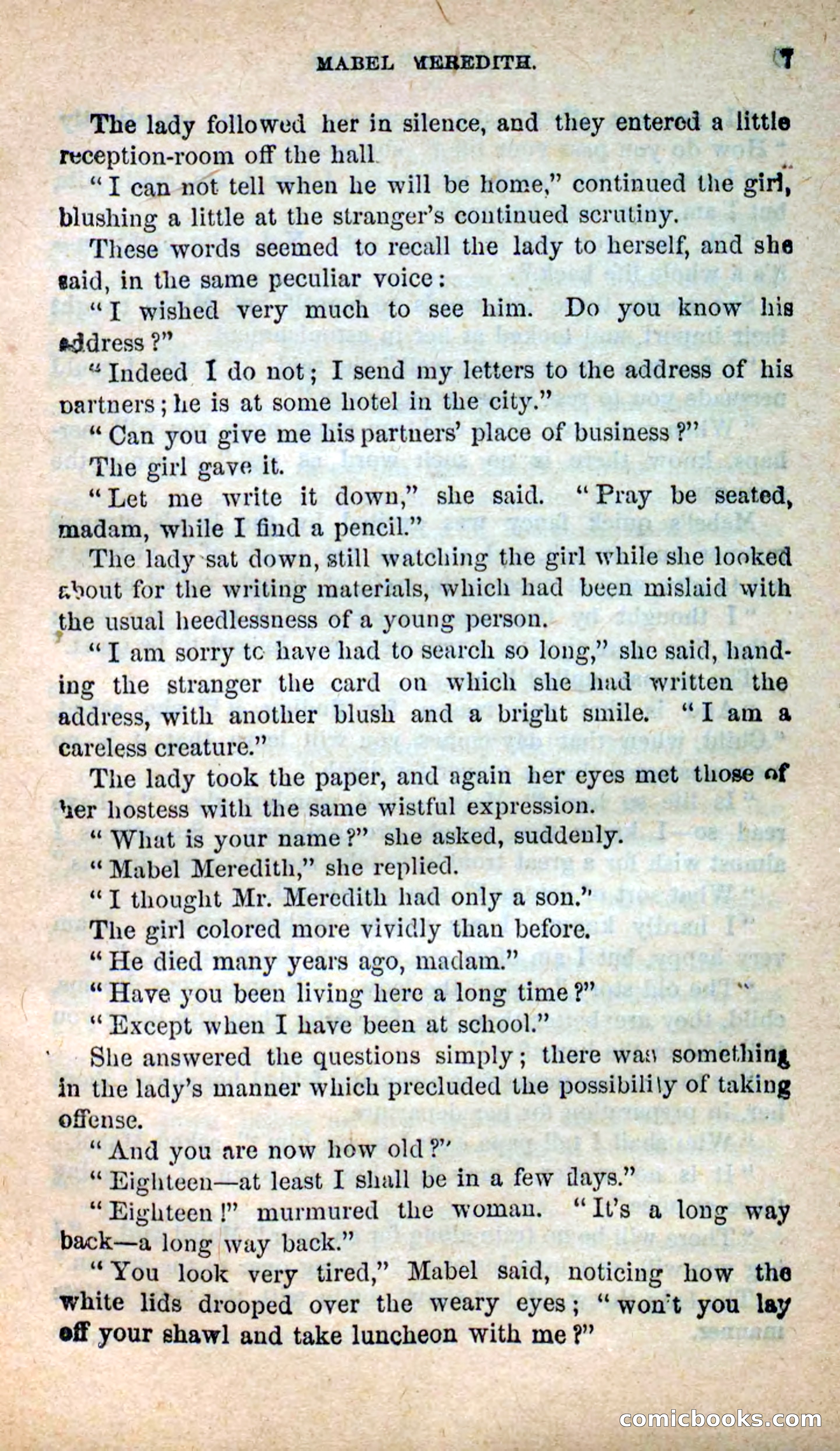 Beadle's New Dime Novels: Hates and Loves — page 7 of 116