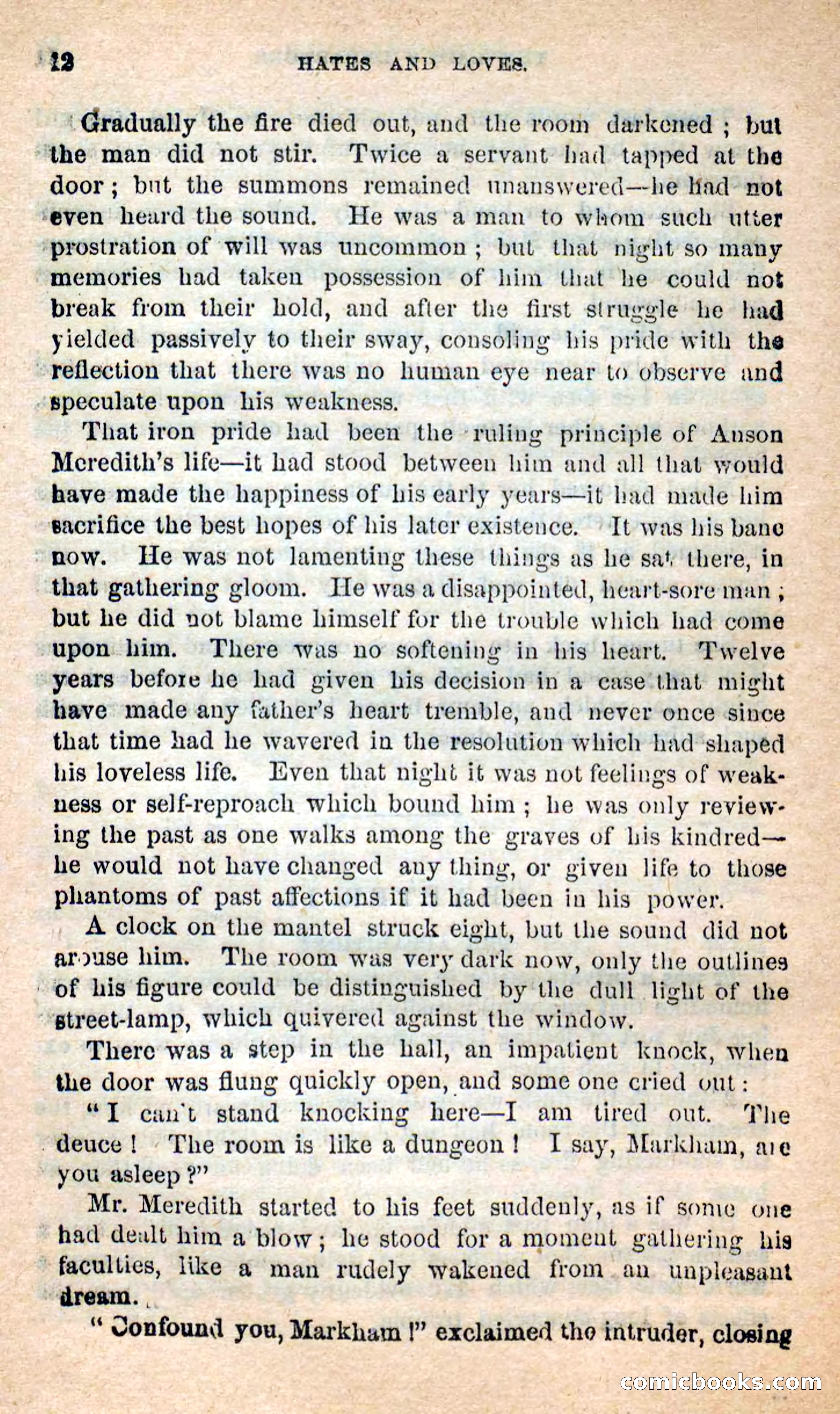 Beadle's New Dime Novels: Hates and Loves — page 12 of 116
