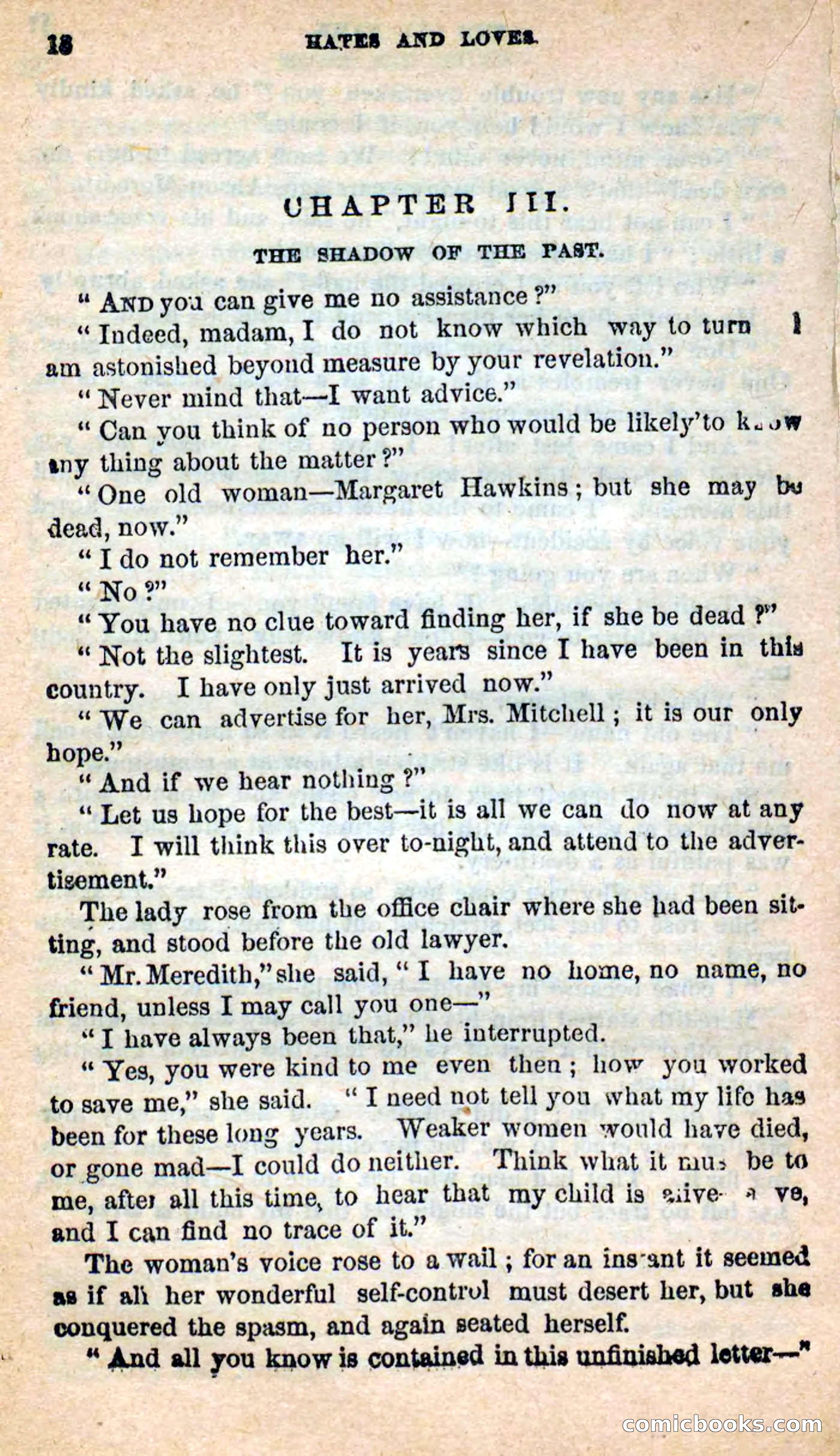 Beadle's New Dime Novels: Hates and Loves — page 18 of 116
