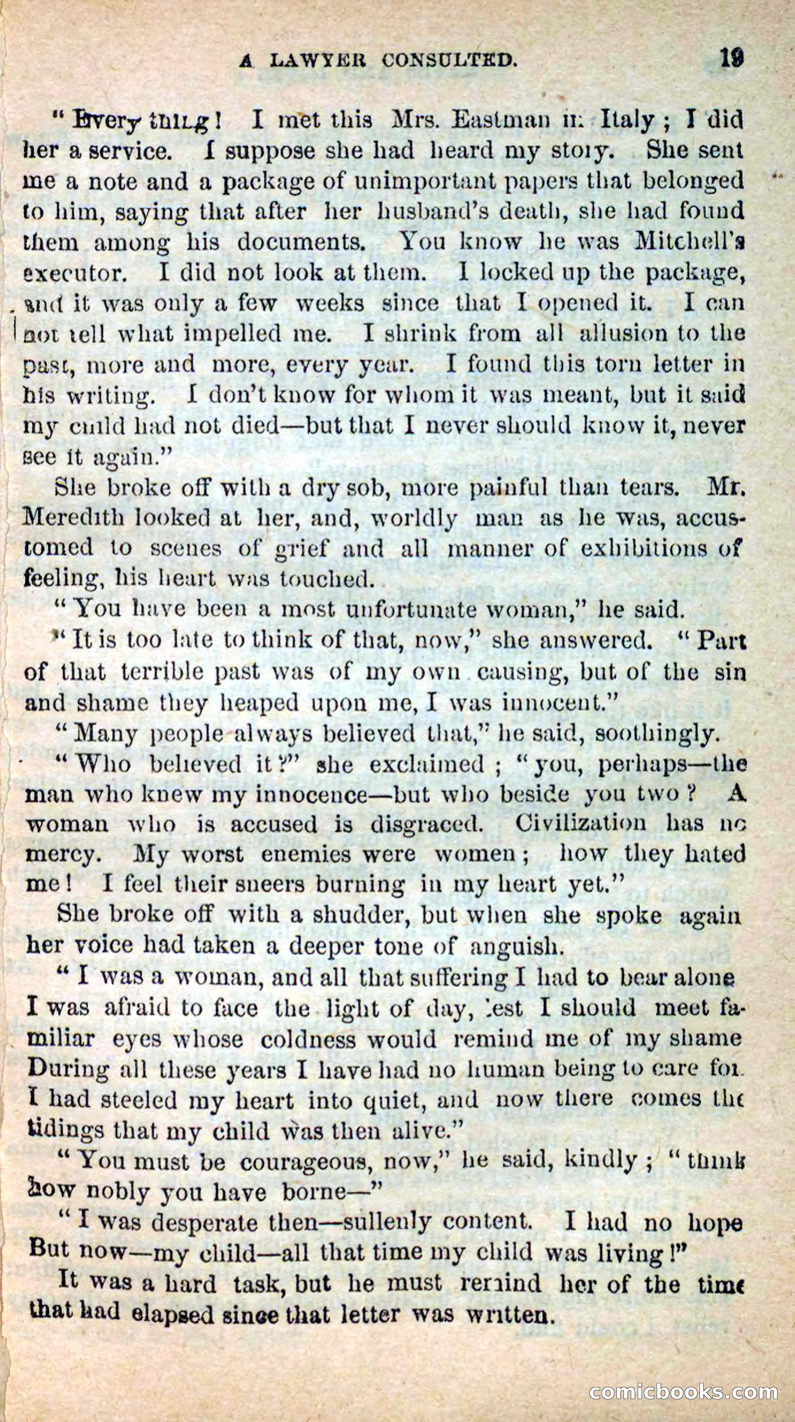 Beadle's New Dime Novels: Hates and Loves — page 19 of 116