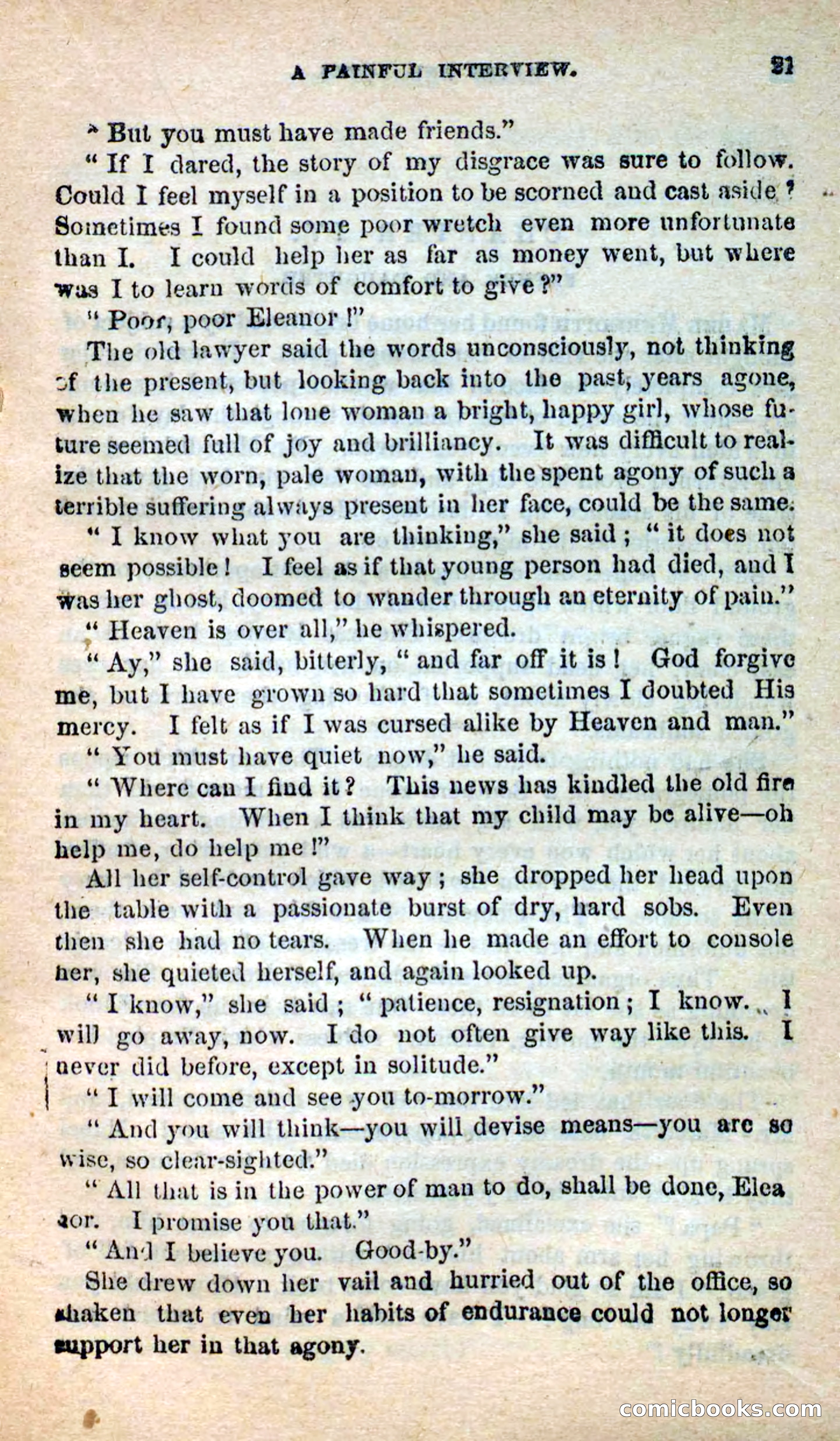 Beadle's New Dime Novels: Hates and Loves — page 21 of 116