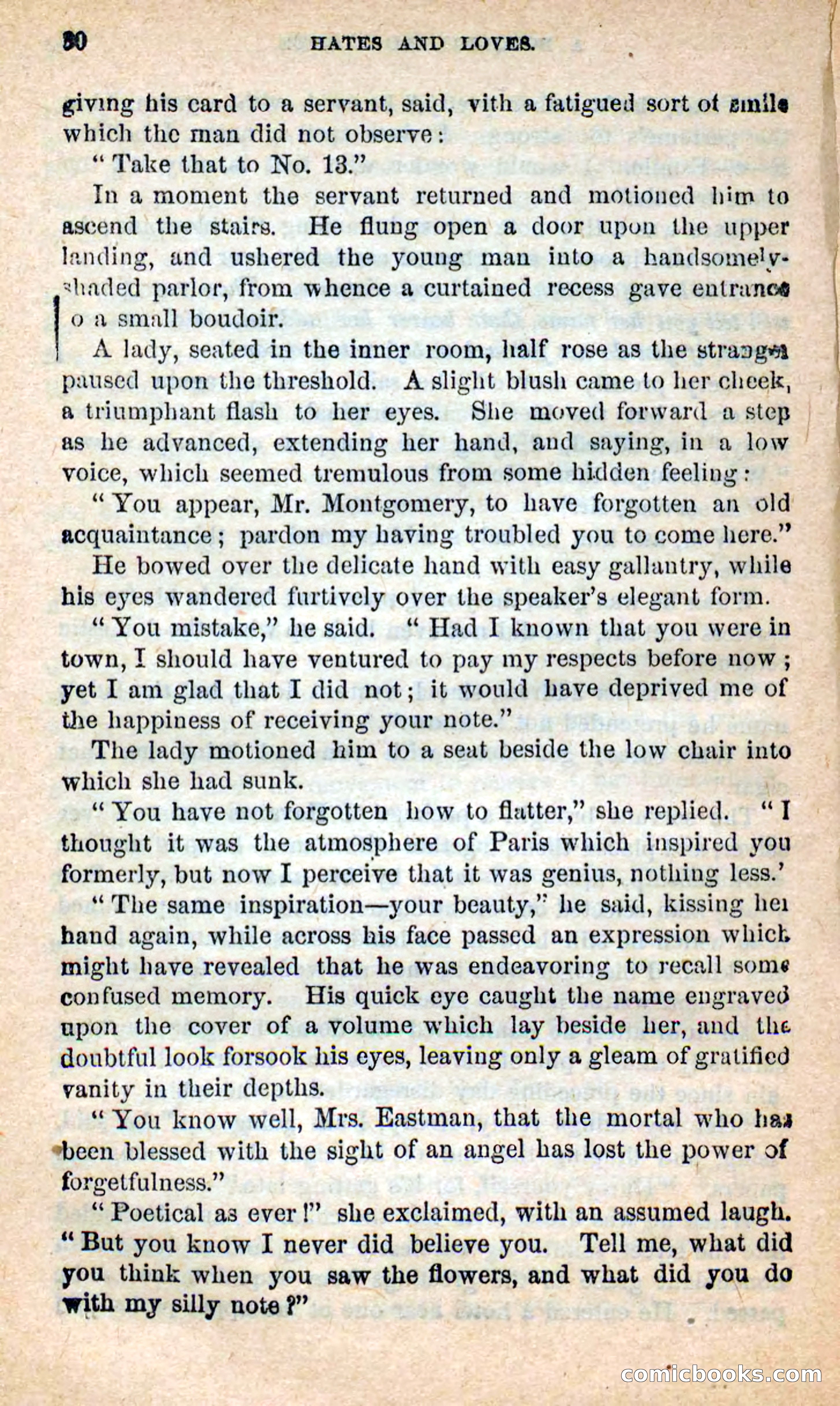 Beadle's New Dime Novels: Hates and Loves — page 30 of 116