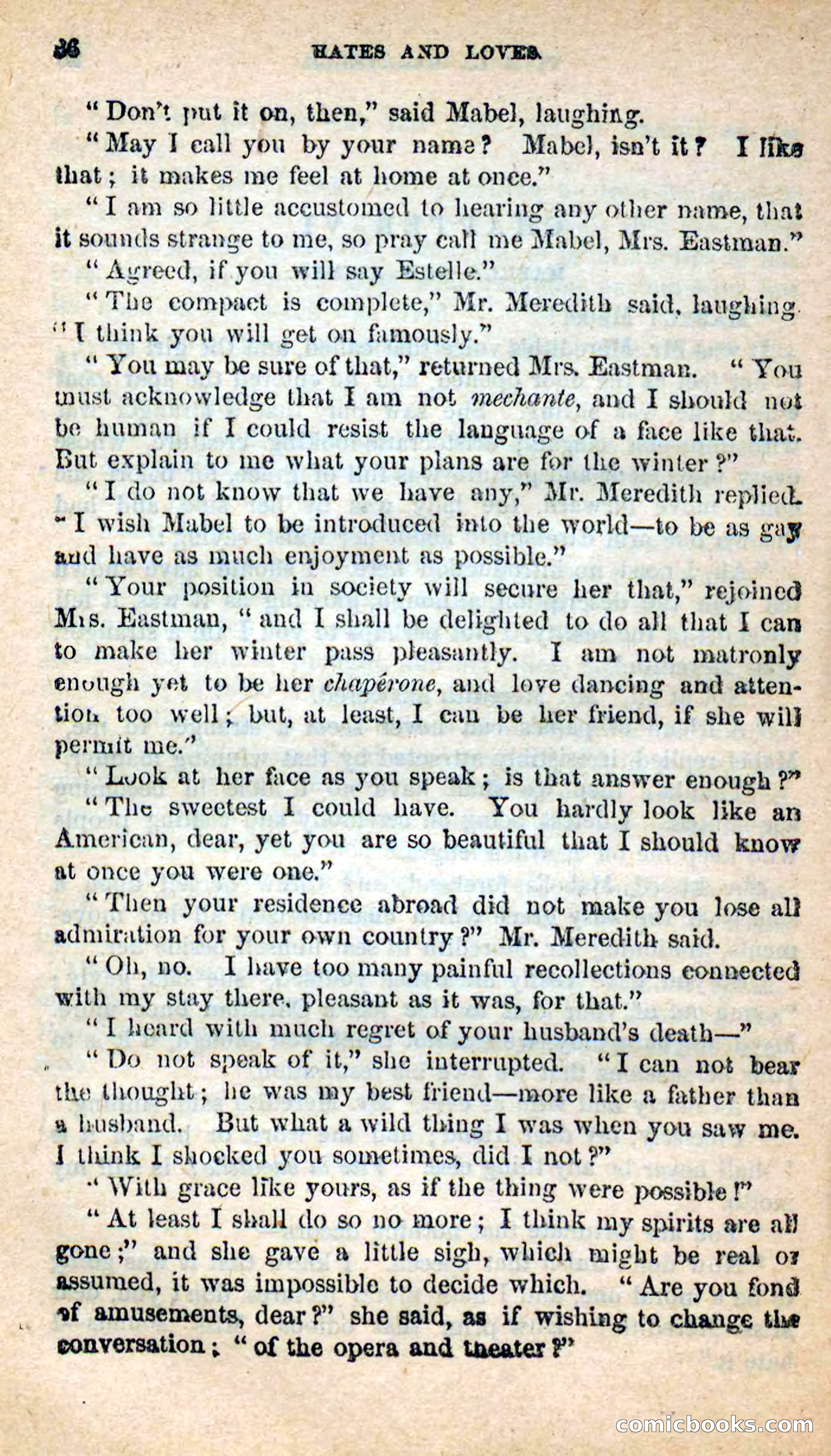 Beadle's New Dime Novels: Hates and Loves — page 36 of 116