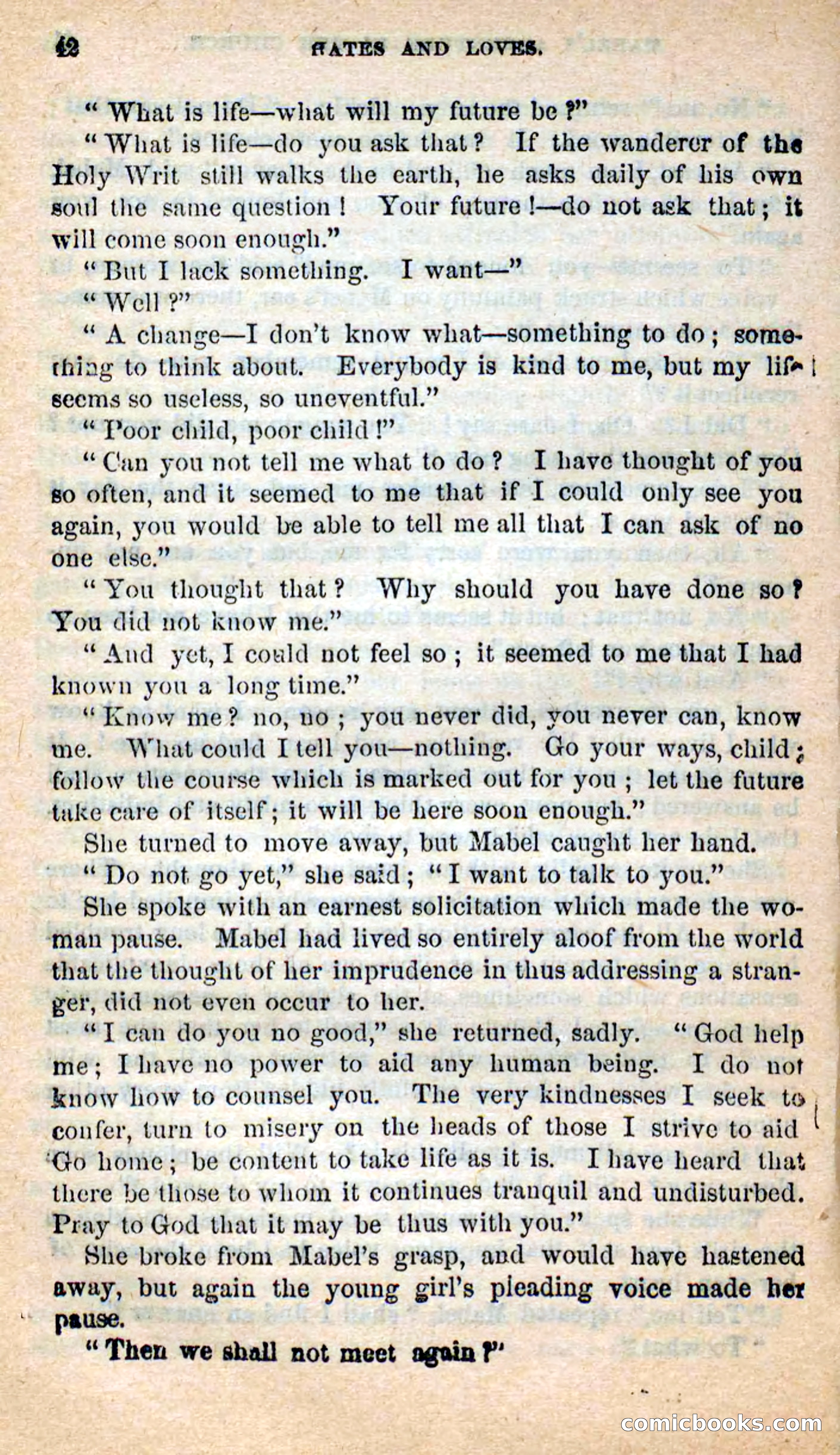 Beadle's New Dime Novels: Hates and Loves — page 42 of 116