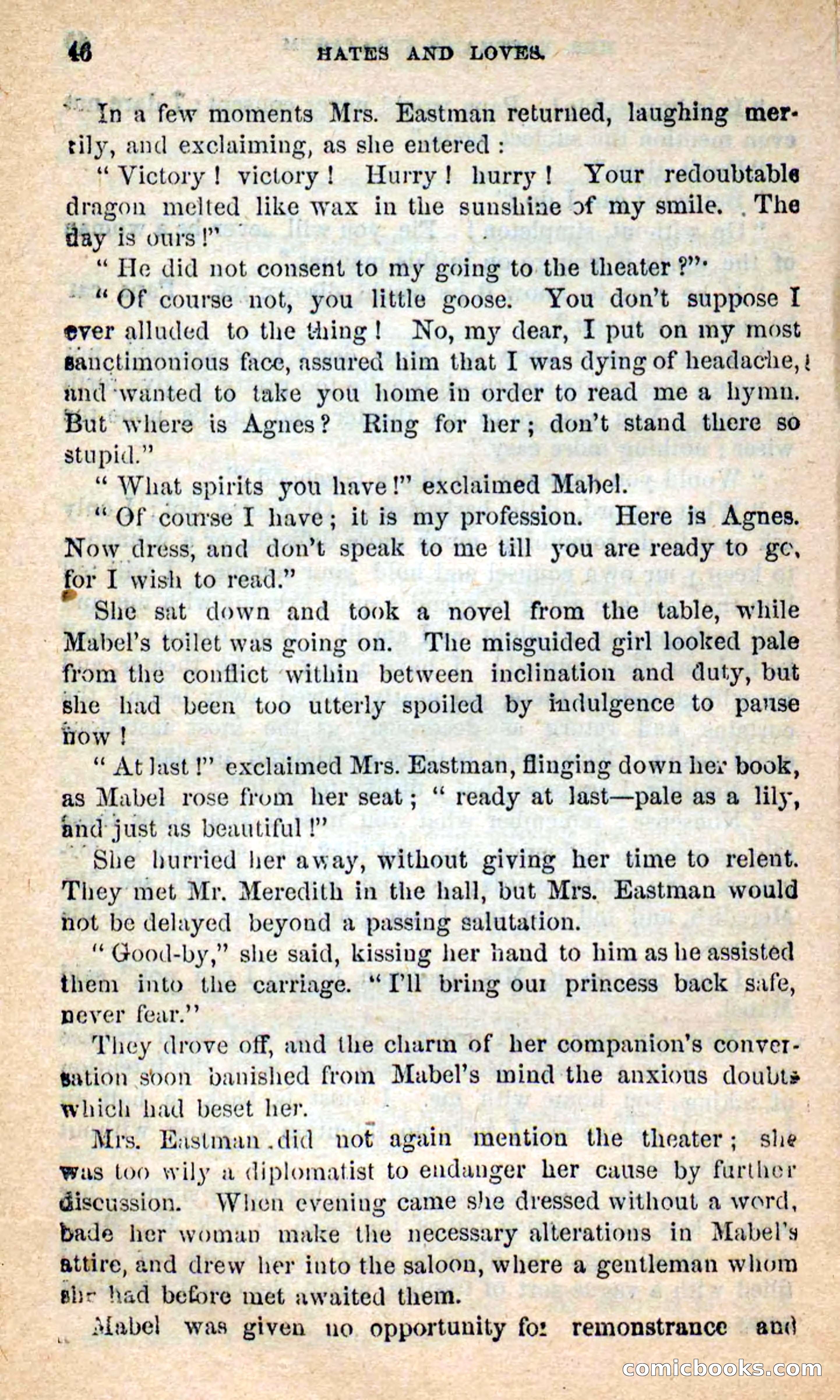 Beadle's New Dime Novels: Hates and Loves — page 46 of 116