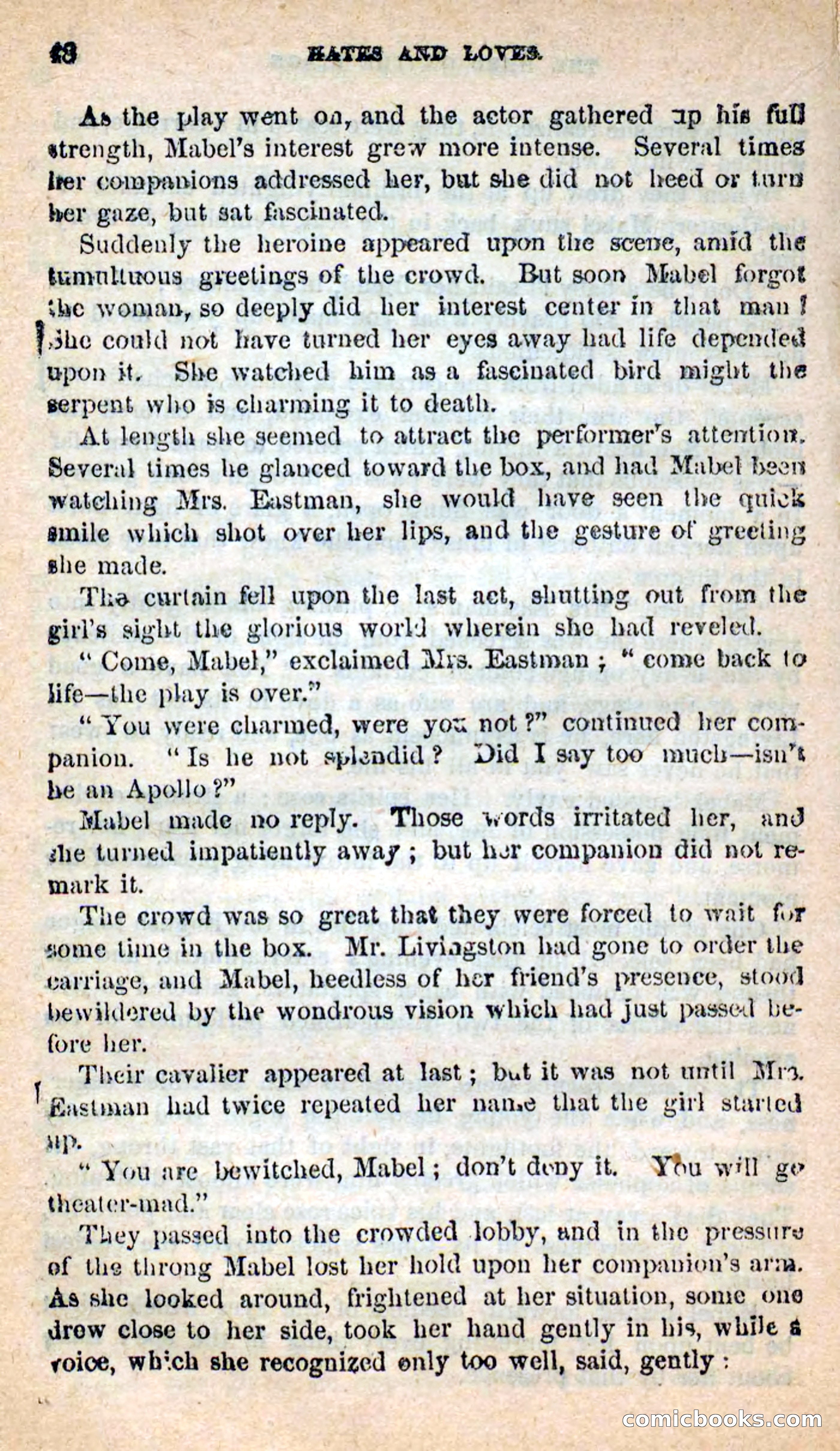 Beadle's New Dime Novels: Hates and Loves — page 48 of 116