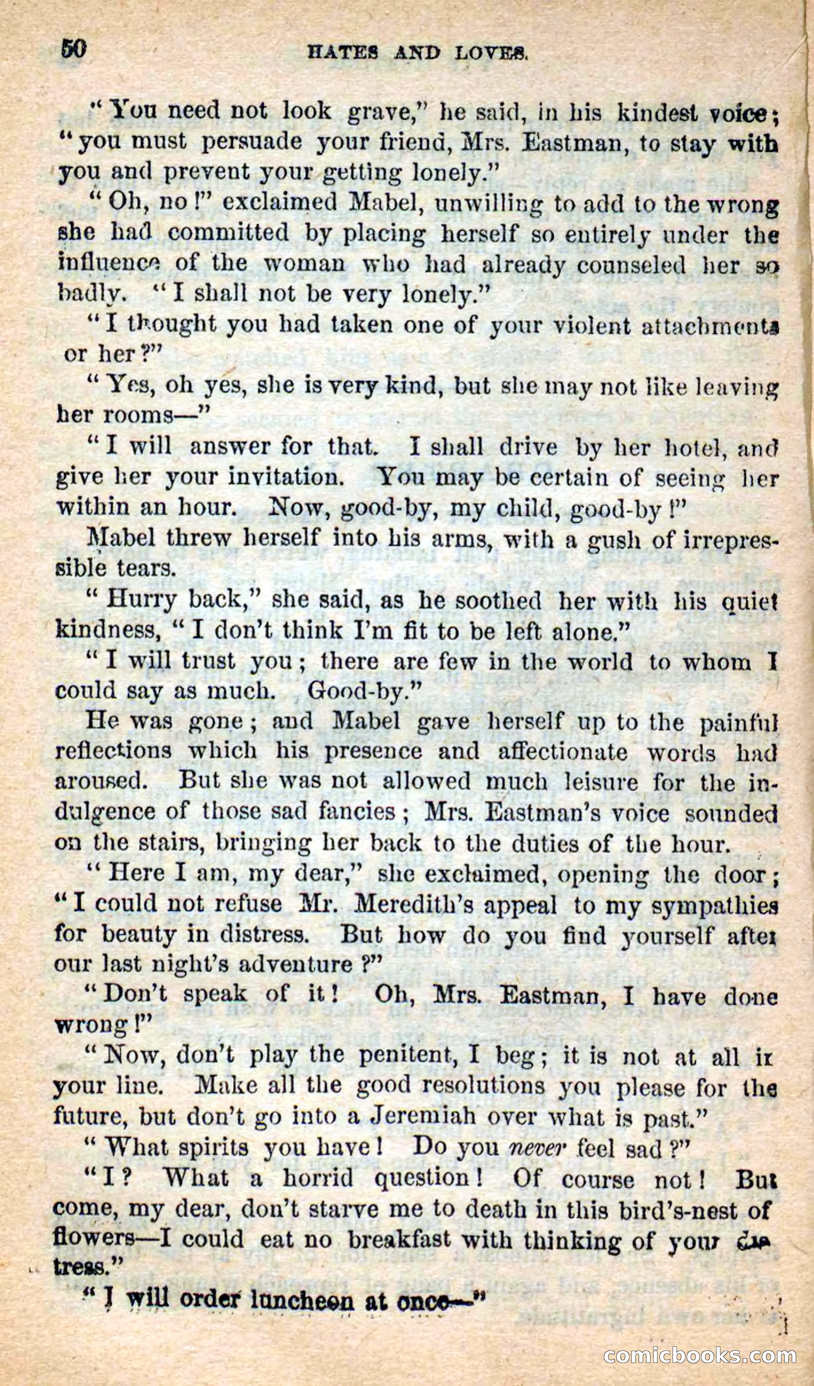 Beadle's New Dime Novels: Hates and Loves — page 50 of 116