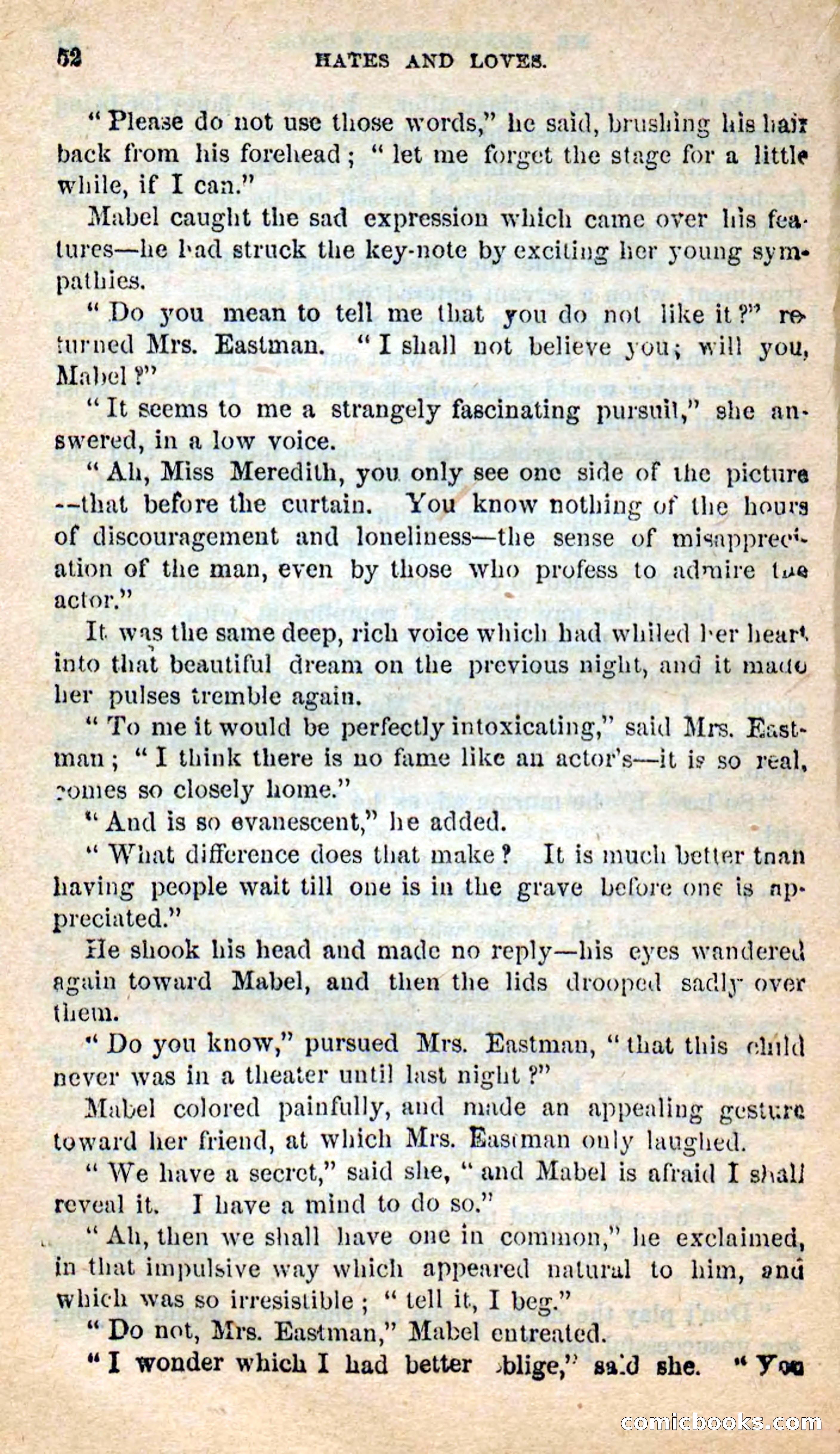 Beadle's New Dime Novels: Hates and Loves — page 52 of 116