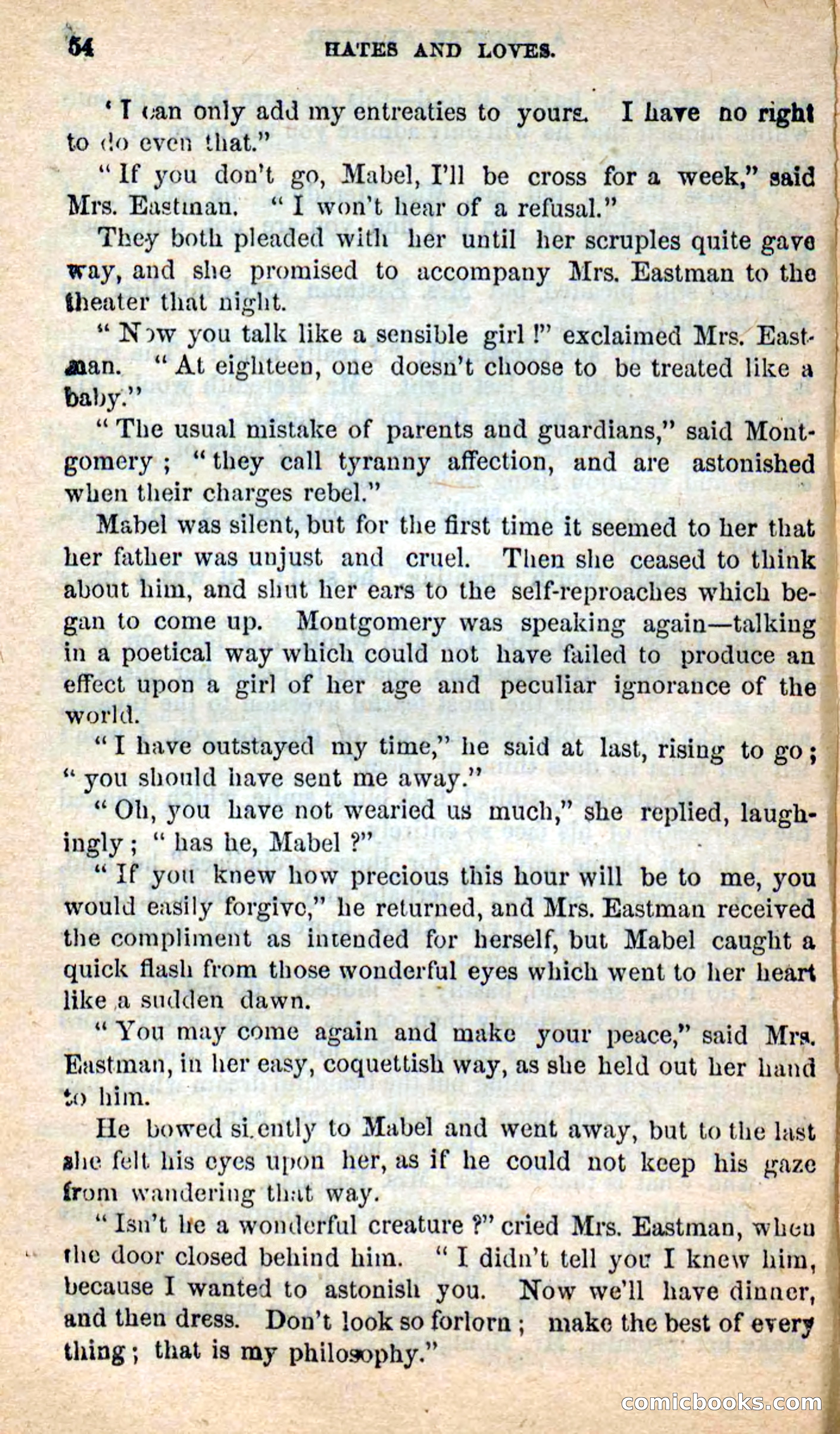 Beadle's New Dime Novels: Hates and Loves — page 54 of 116