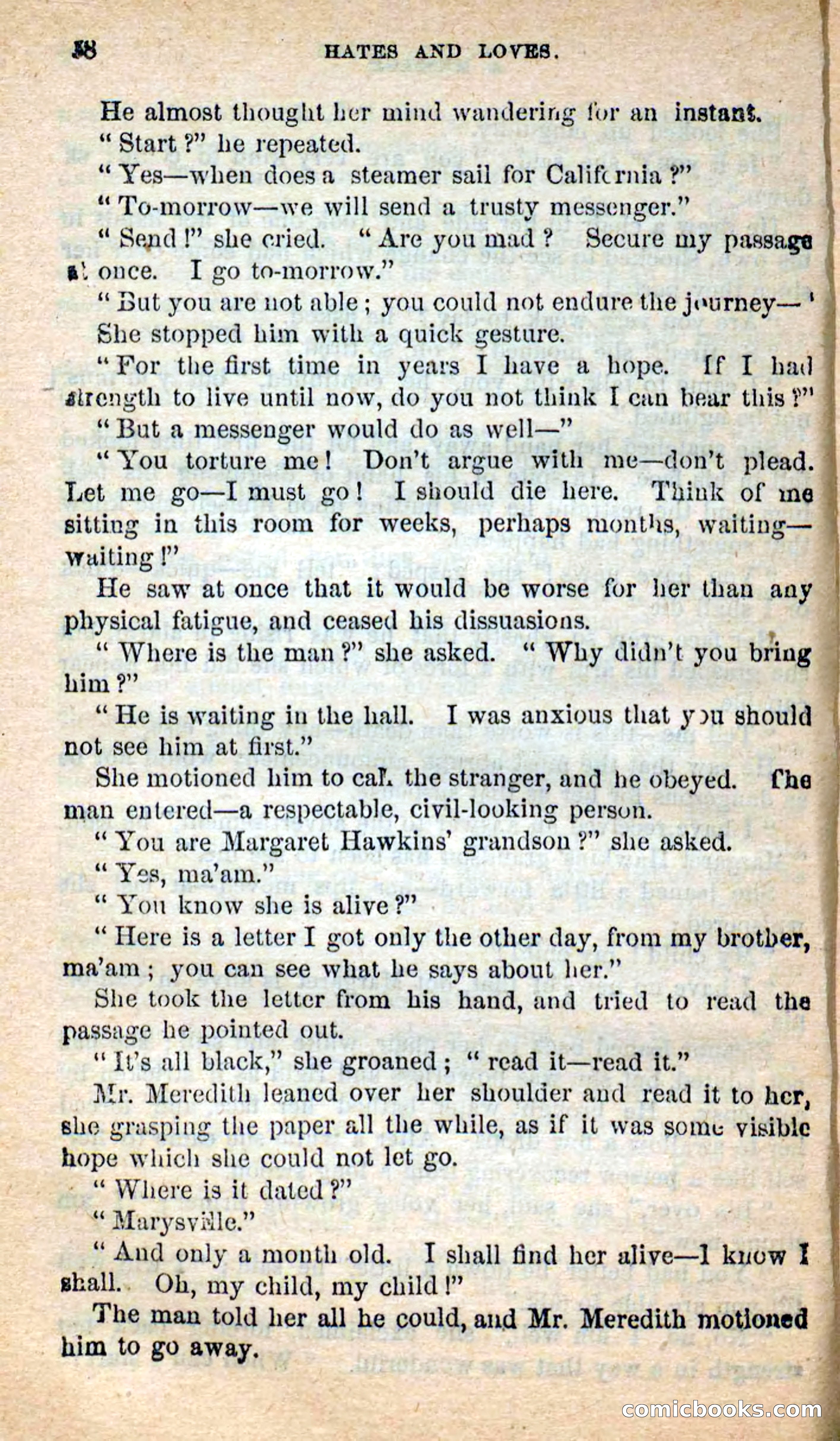 Beadle's New Dime Novels: Hates and Loves — page 58 of 116