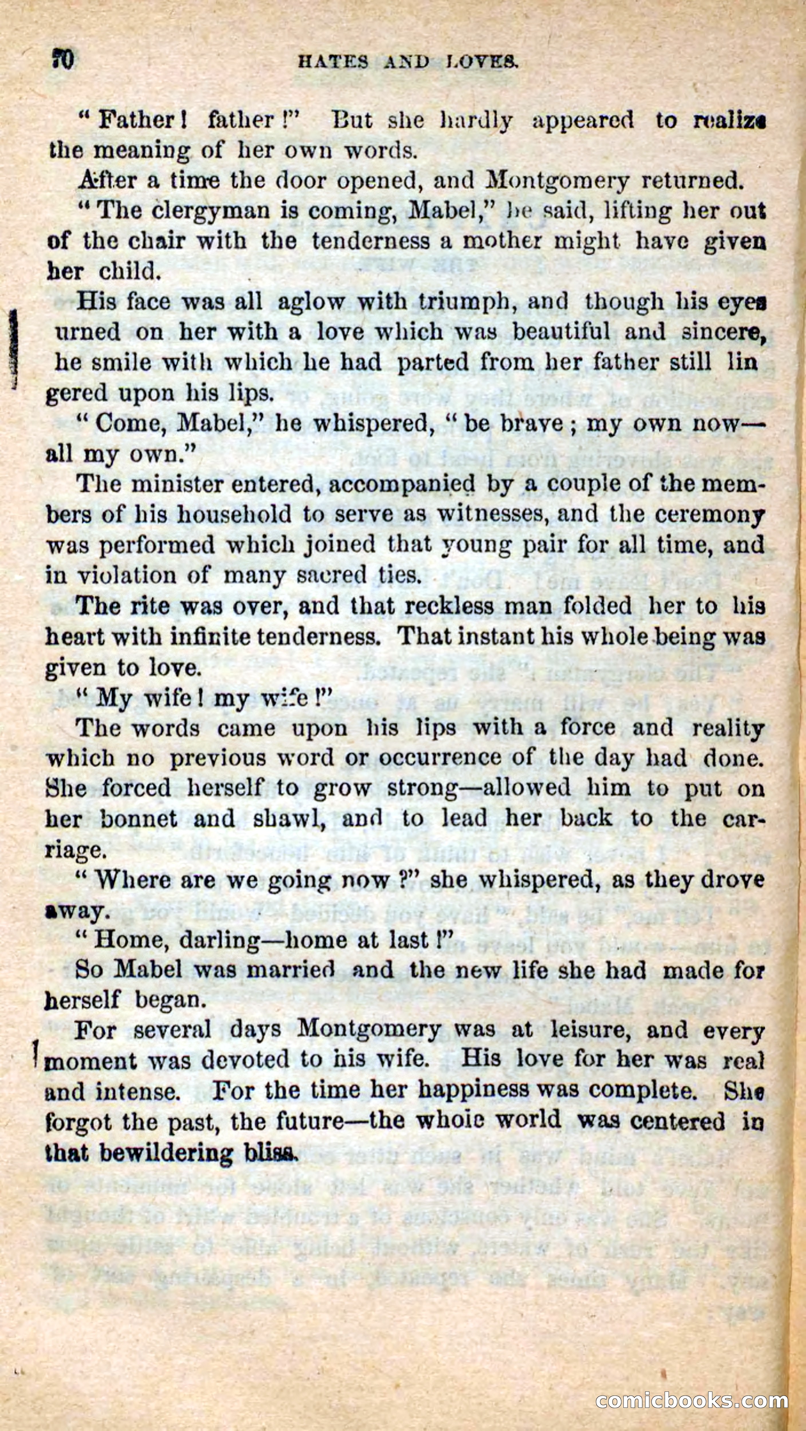 Beadle's New Dime Novels: Hates and Loves — page 70 of 116