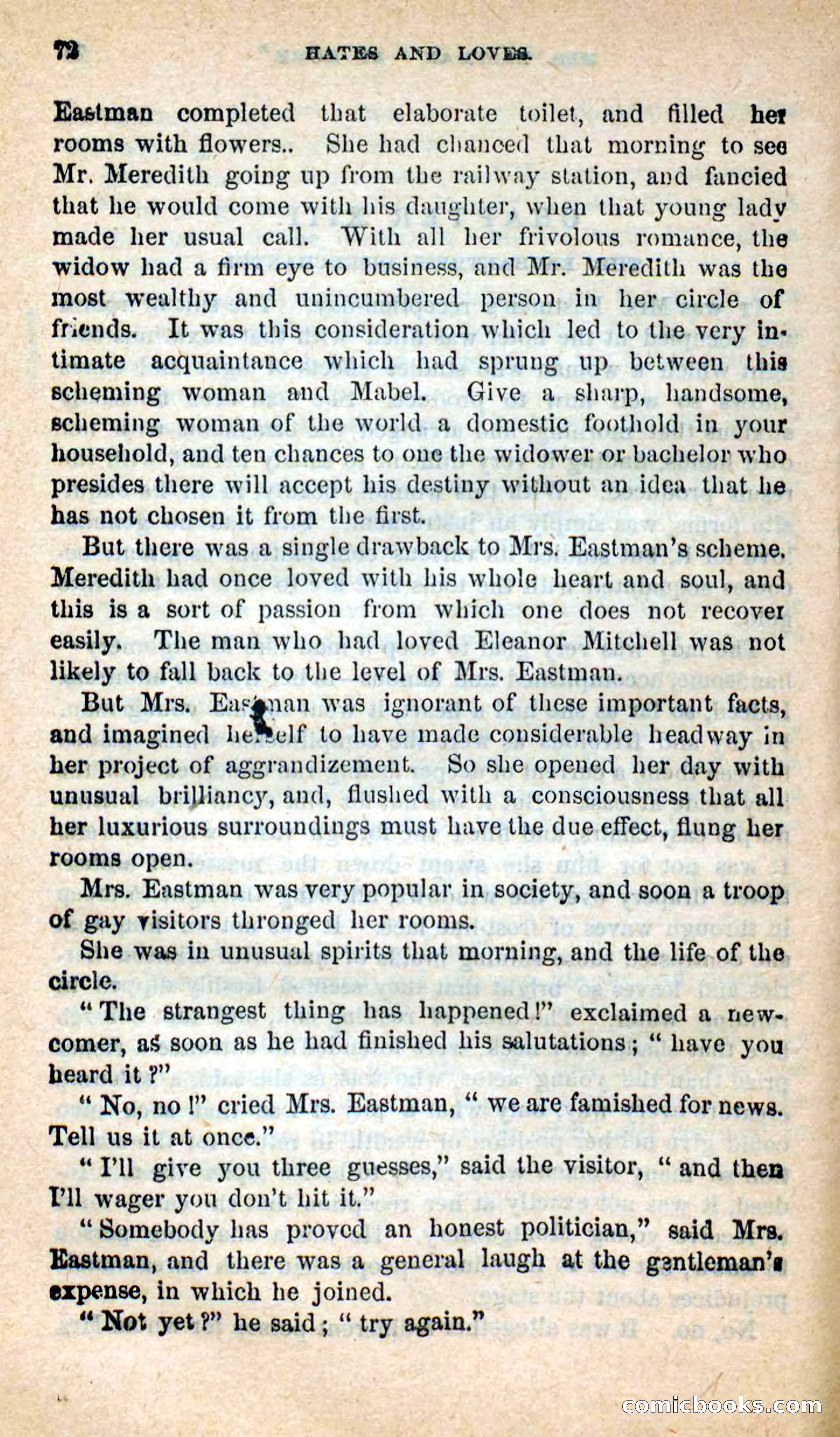 Beadle's New Dime Novels: Hates and Loves — page 72 of 116